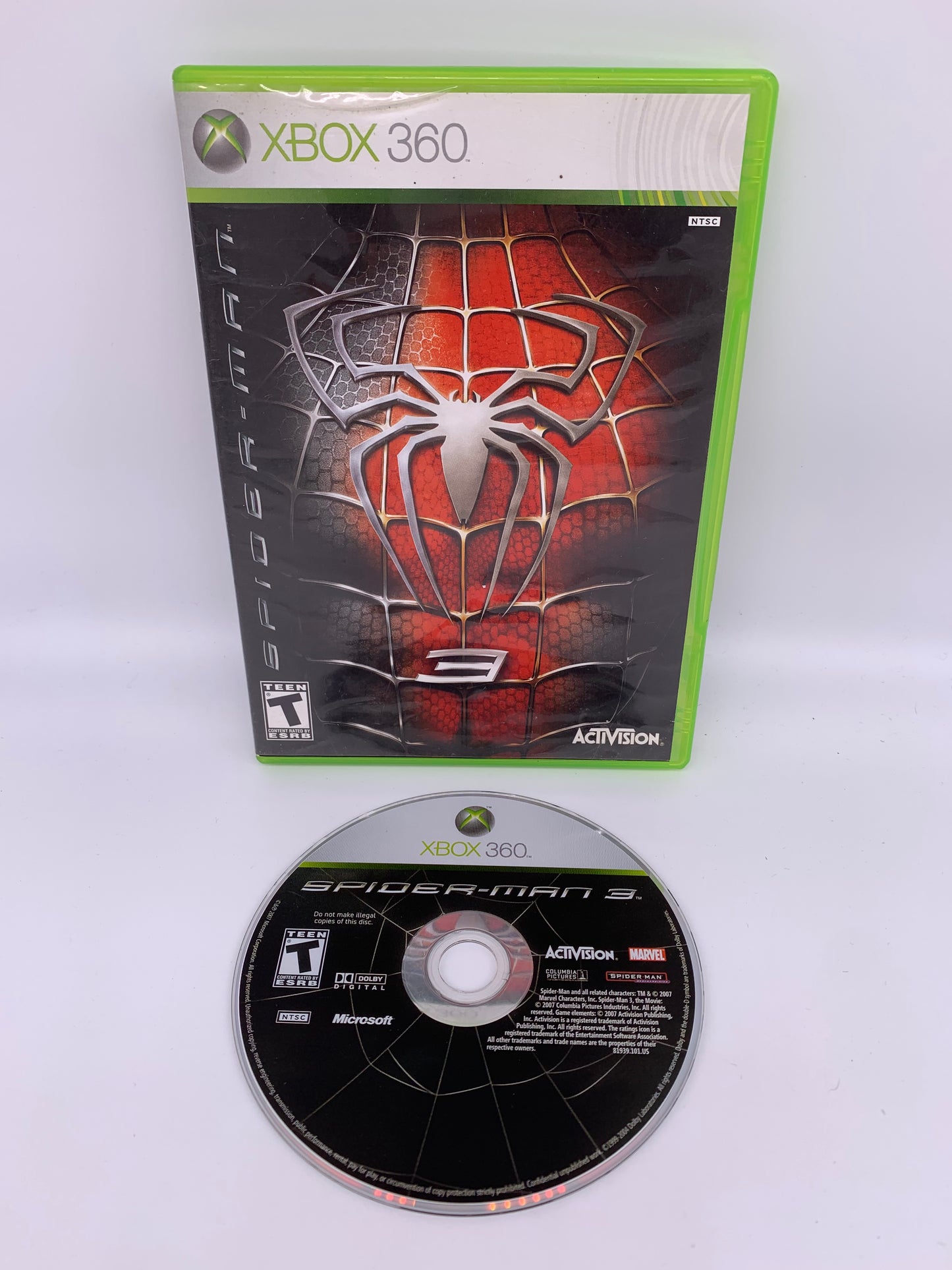 PiXEL-RETRO.COM : MICROSOFT XBOX 360 COMPLETE CIB BOX MANUAL GAME NTSC SPIDER-MAN 3 SPIDERMAN