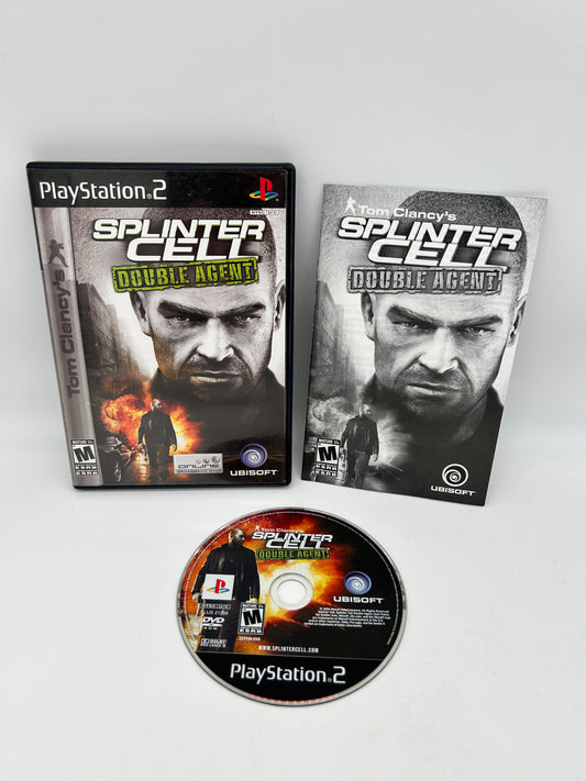 PiXEL-RETRO.COM : SONY PLAYSTATION 2 (PS2) COMPLET CIB BOX MANUAL GAME NTSC TOM CLANCY'S SPLINTER CELL DOUBLE AGENT