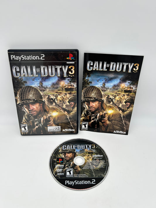 PiXEL-RETRO.COM : SONY PLAYSTATION 2 (PS2) COMPLET CIB BOX MANUAL GAME NTSC CALL OF DUTY 3