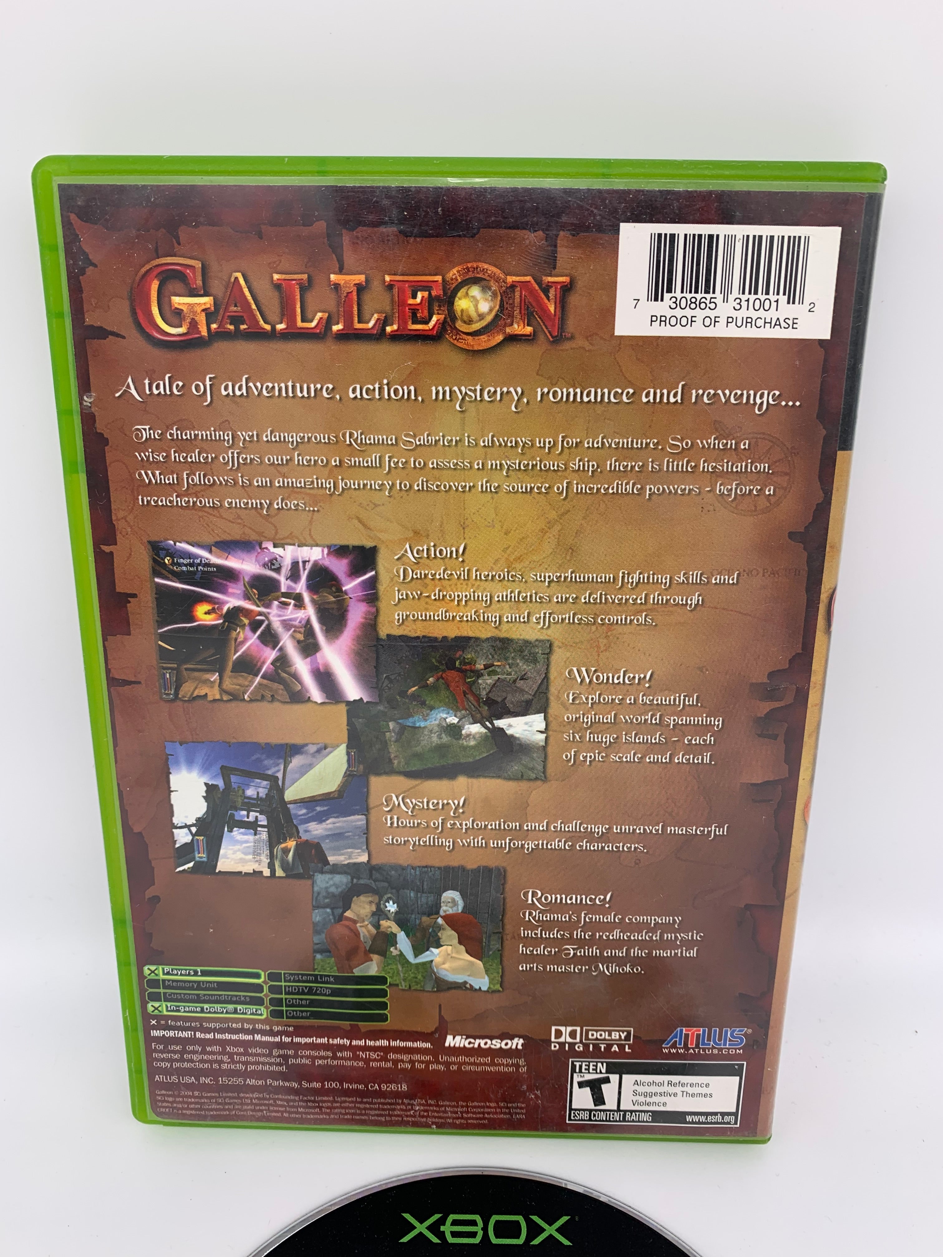 MiCROSOFT XBOX ORiGiNAL | GALLEON – PiXEL-RETRO.COM