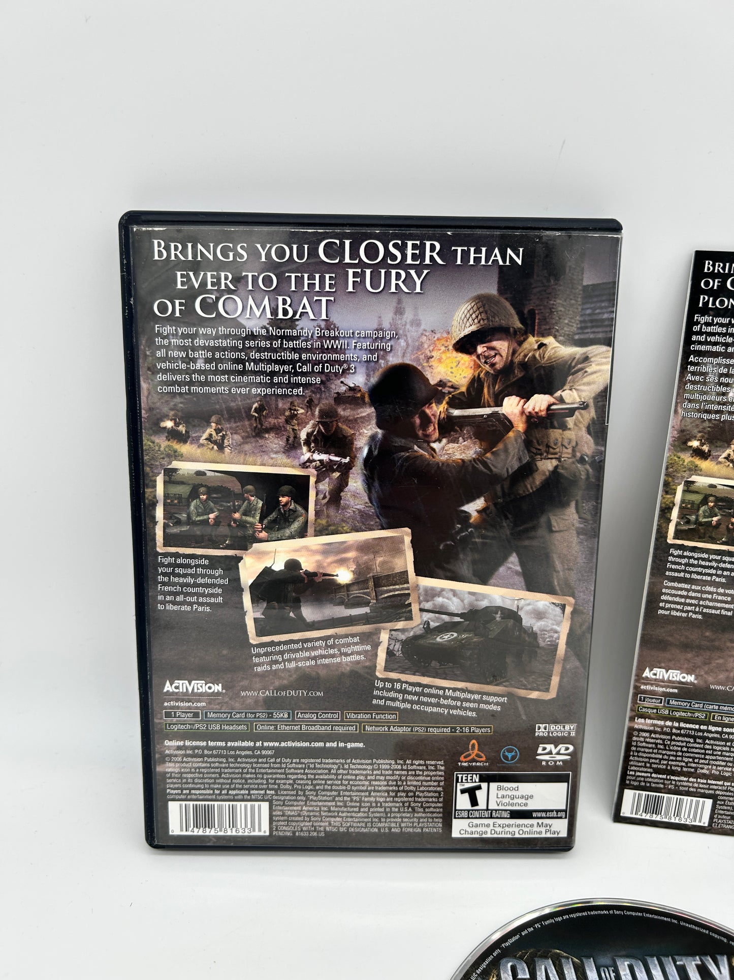 SONY PLAYSTATiON 2 [PS2] | CALL OF DUTY 3