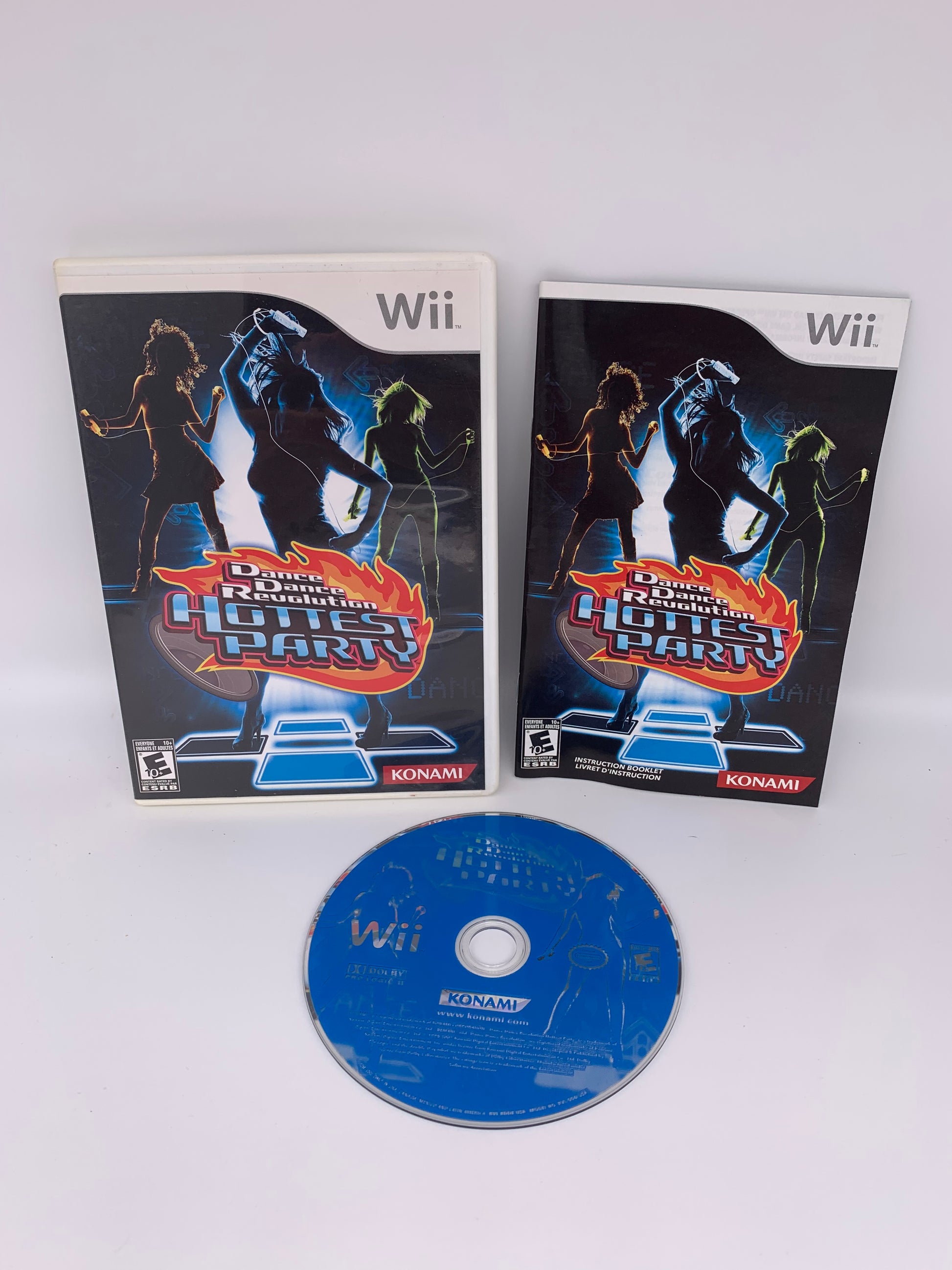 PiXEL-RETRO.COM : NINTENDO WII COMPLET CIB BOX MANUAL GAME NTSC DANCE DANCE REVOLUTION HOTTEST PARTY