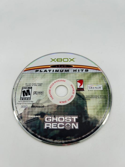 PiXEL-RETRO.COM : MICROSOFT XBOX COMPLETE CIB BOX MANUAL GAME NTSC TOM CLANCY'S GHOST RECON