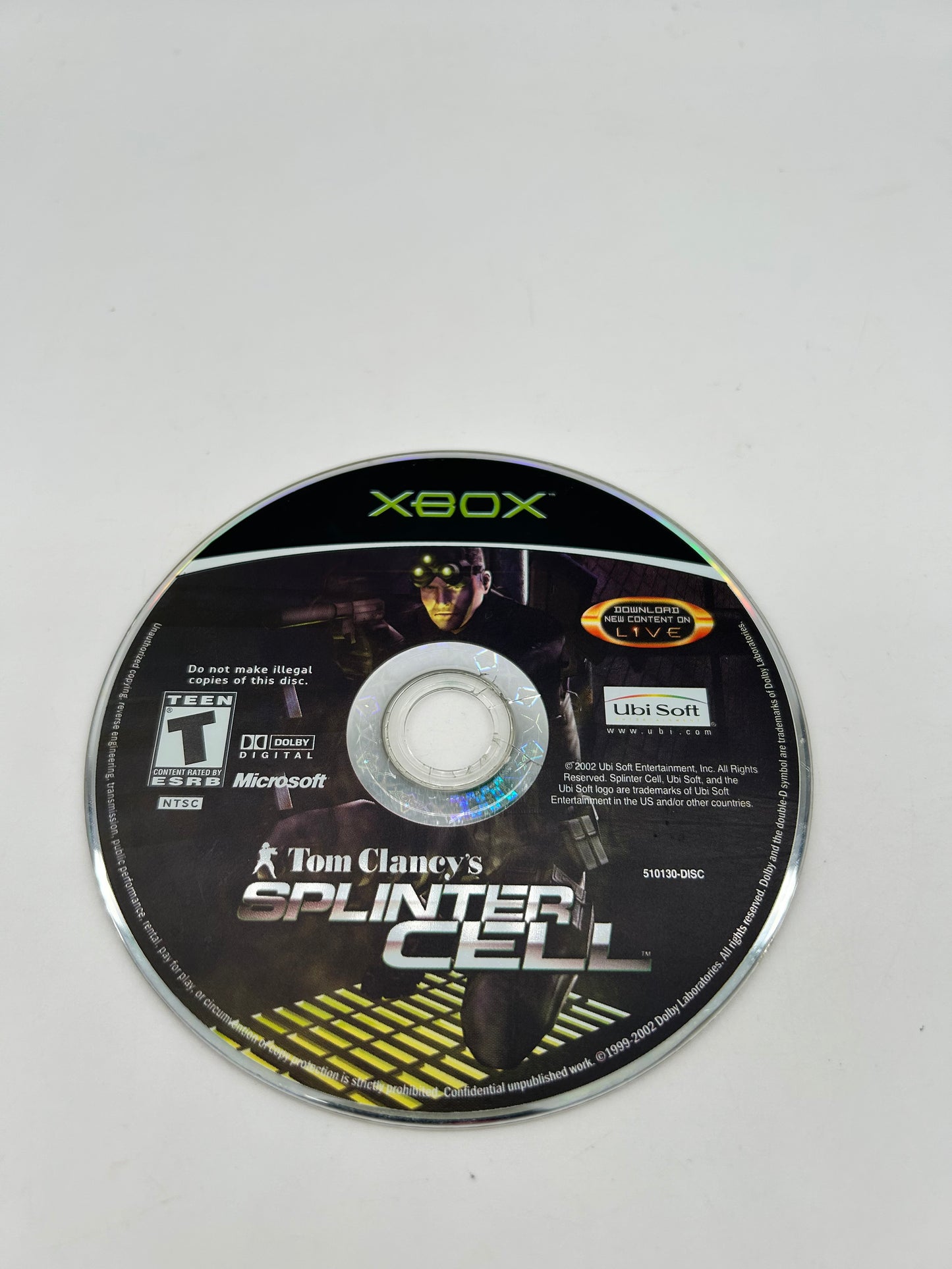 PiXEL-RETRO.COM : MICROSOFT XBOX COMPLETE CIB BOX MANUAL GAME NTSC TOM CLANCY'S SPLINTER CELL