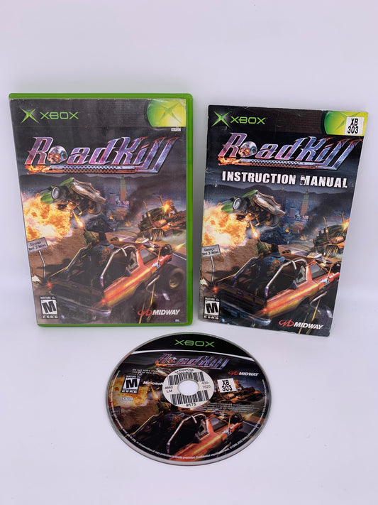 PiXEL-RETRO.COM : MICROSOFT XBOX COMPLETE CIB BOX MANUAL GAME NTSC ROADKILL