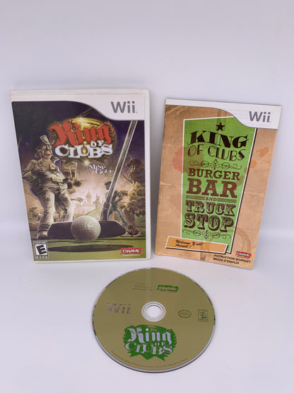 PiXEL-RETRO.COM : NINTENDO WII COMPLET CIB BOX MANUAL GAME NTSC KING OF CLUBS MINI-GOLF