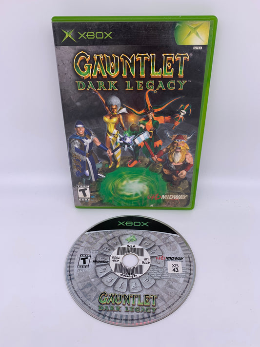 PiXEL-RETRO.COM : MICROSOFT XBOX COMPLETE CIB BOX MANUAL GAME NTSC GAUNTLET DARK LEGACY