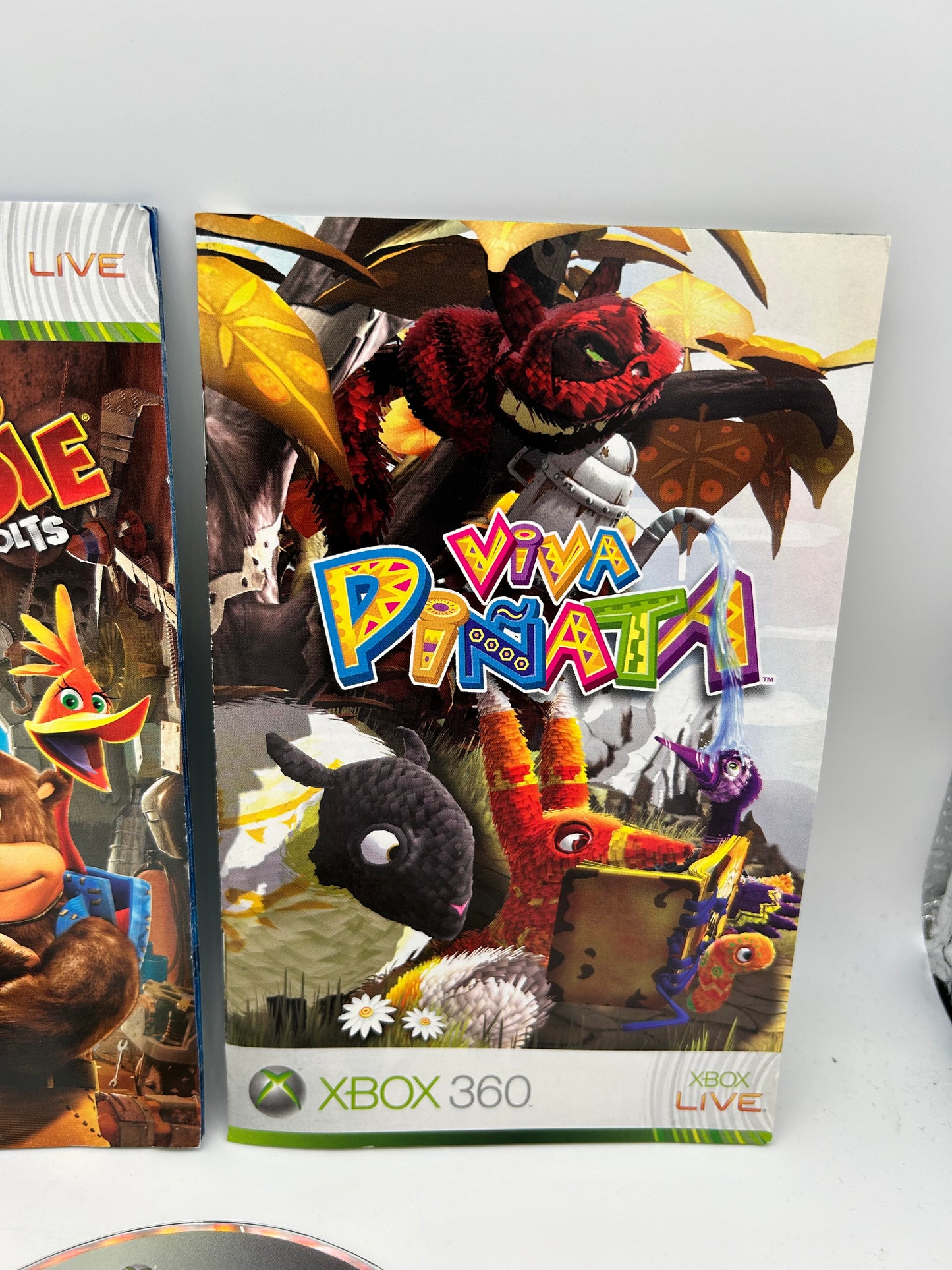 Microsoft XBOX 360 | BANJO-KAZOOiE NUTS &amp; BOLTS &amp; ViVA PiNATA | PLATiNUM HiTS