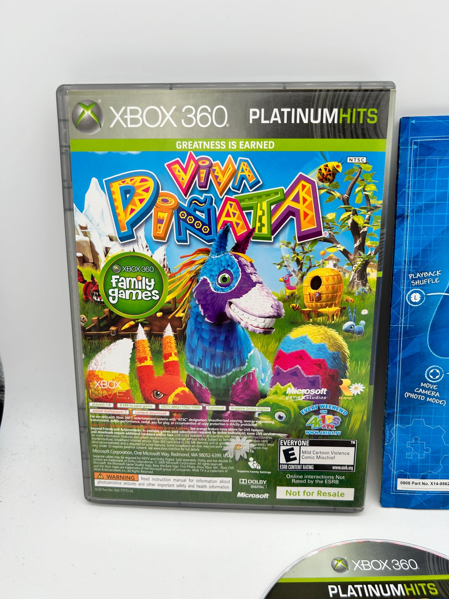 MiCROSOFT XBOX 360 | BANJO-KAZOOiE NUTS & BOLTS & ViVA PiNATA | PLATiNUM HiTS