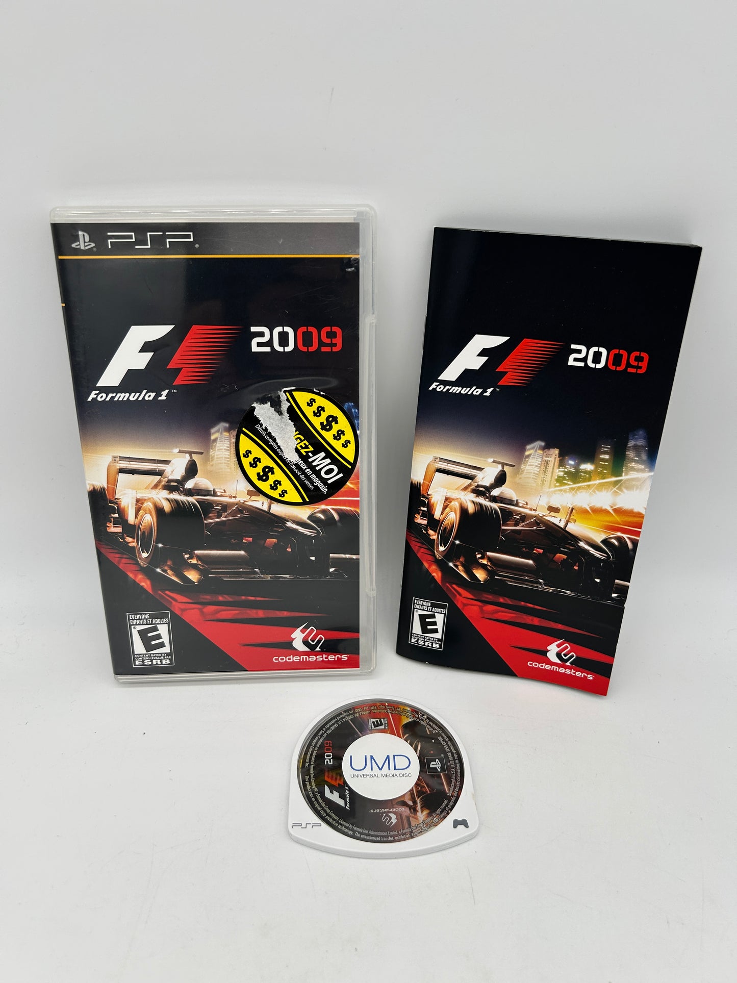 PiXEL-RETRO.COM : SONY PLAYSTATION PORTABLE (PSP) COMPLET CIB BOX MANUAL GAME NTSC F1 2009 FORMULA 1
