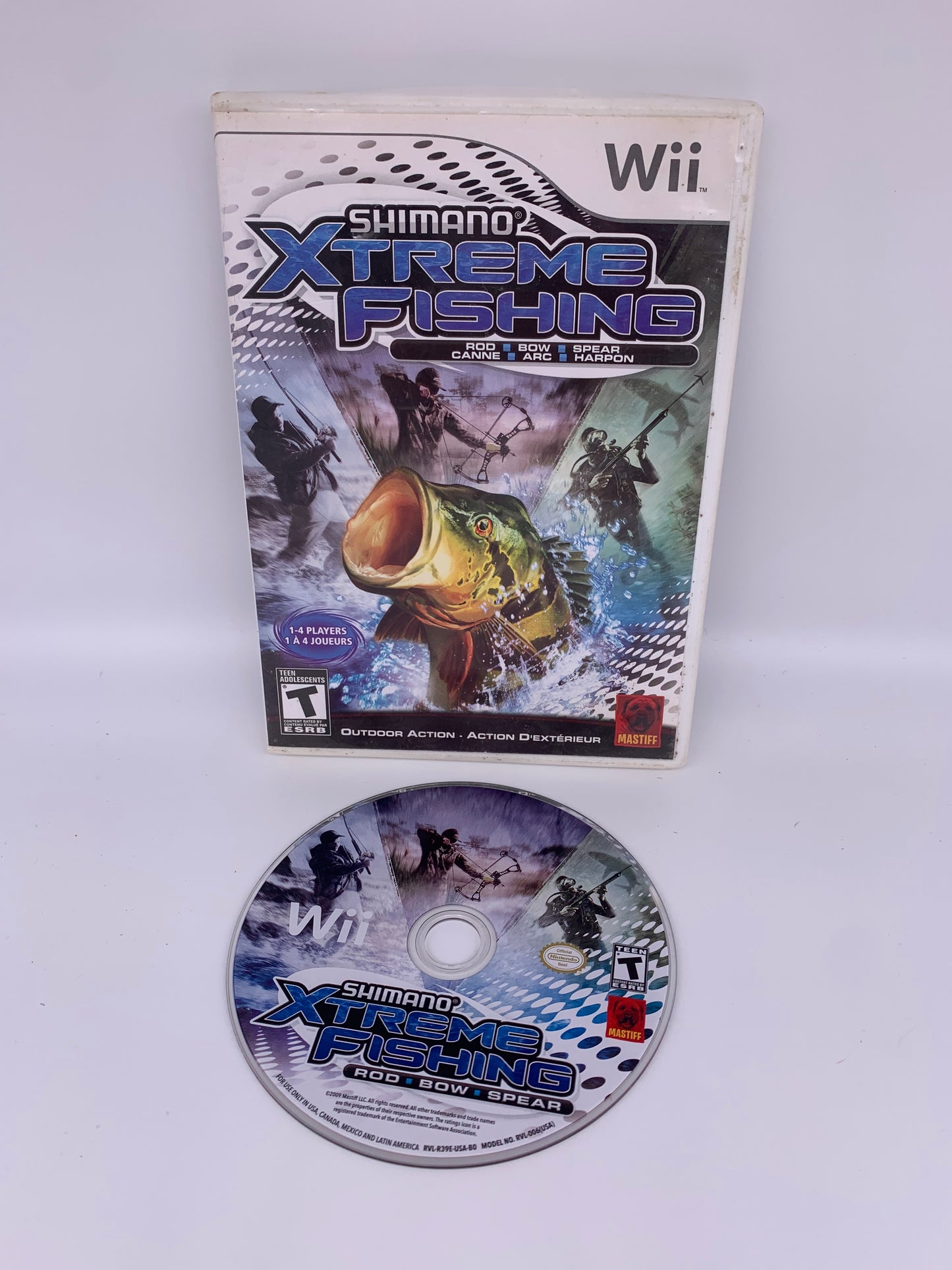 PiXEL-RETRO.COM : NINTENDO WII COMPLET CIB BOX MANUAL GAME NTSC SHIMANO XTREME FISHING