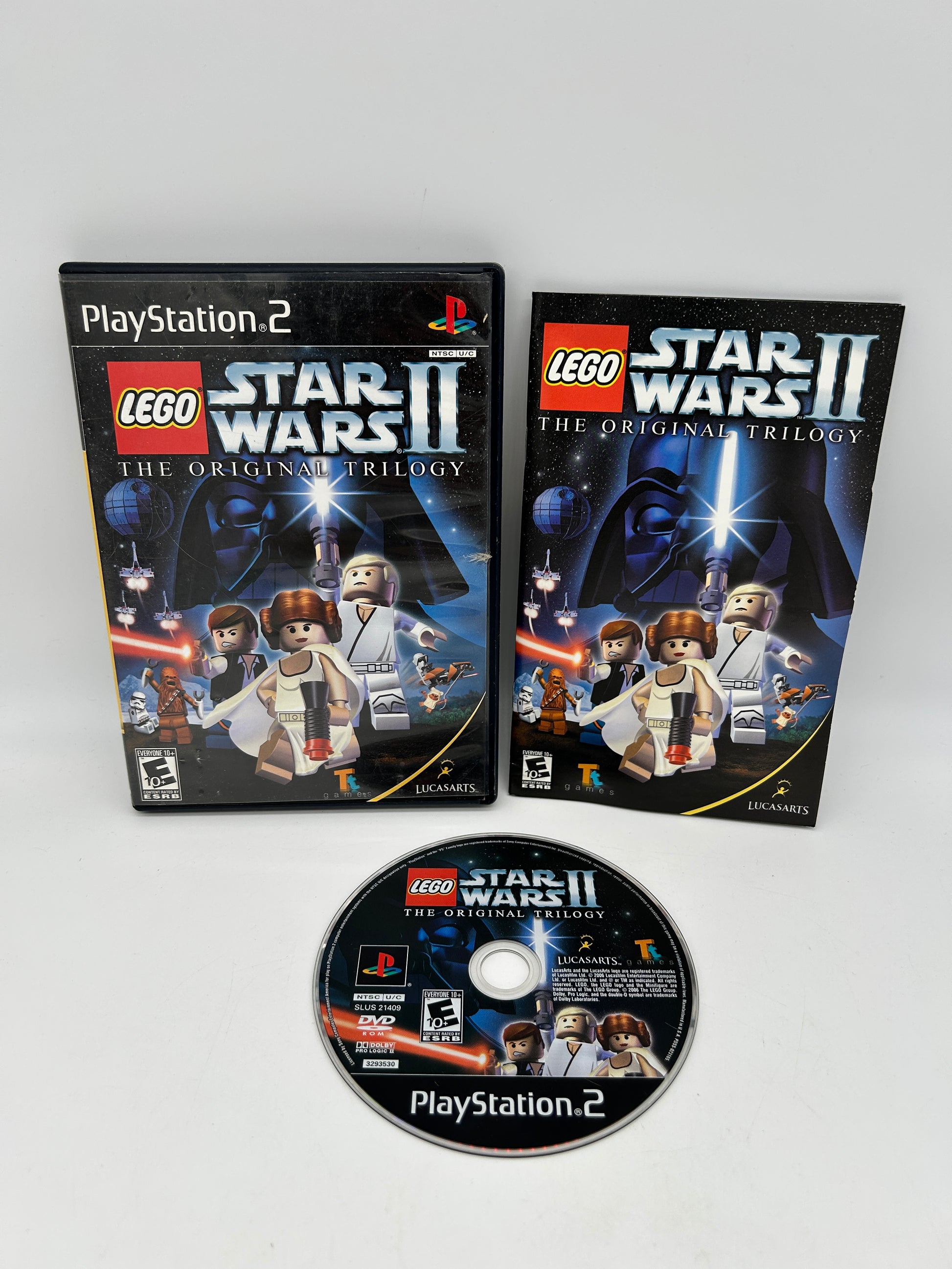 PiXEL-RETRO.COM : SONY PLAYSTATION 2 (PS2) COMPLET CIB BOX MANUAL GAME NTSC LEGO STAR WARS THE ORIGINAL TRILOGY