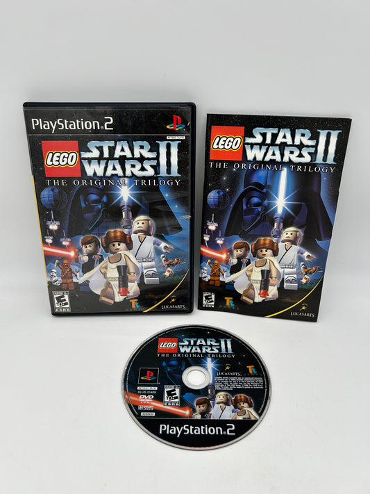PiXEL-RETRO.COM : SONY PLAYSTATION 2 (PS2) COMPLET CIB BOX MANUAL GAME NTSC LEGO STAR WARS THE ORIGINAL TRILOGY