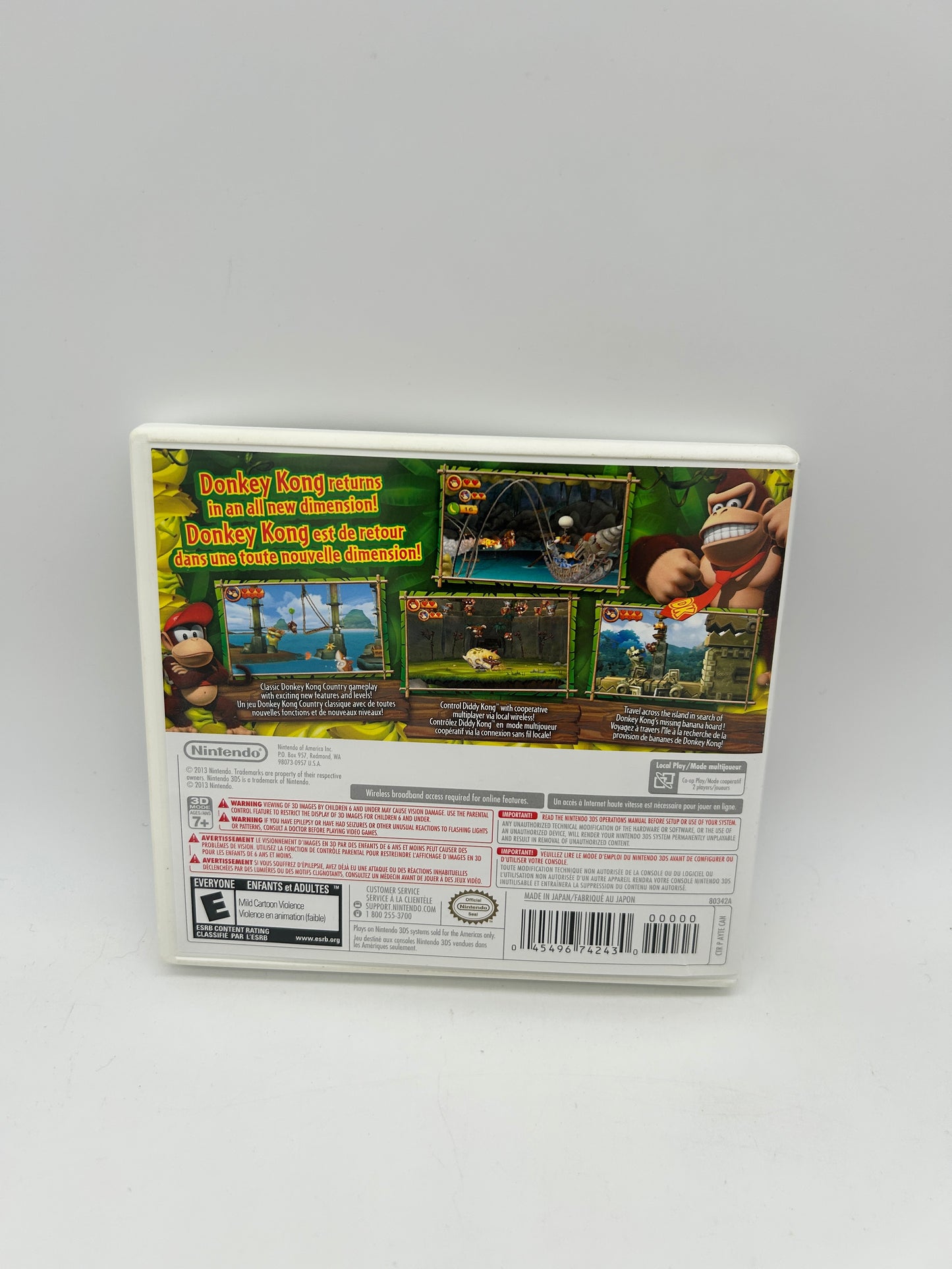 NiNTENDO 3DS | DONKEY KONG COUNTRY RETURNS 3D