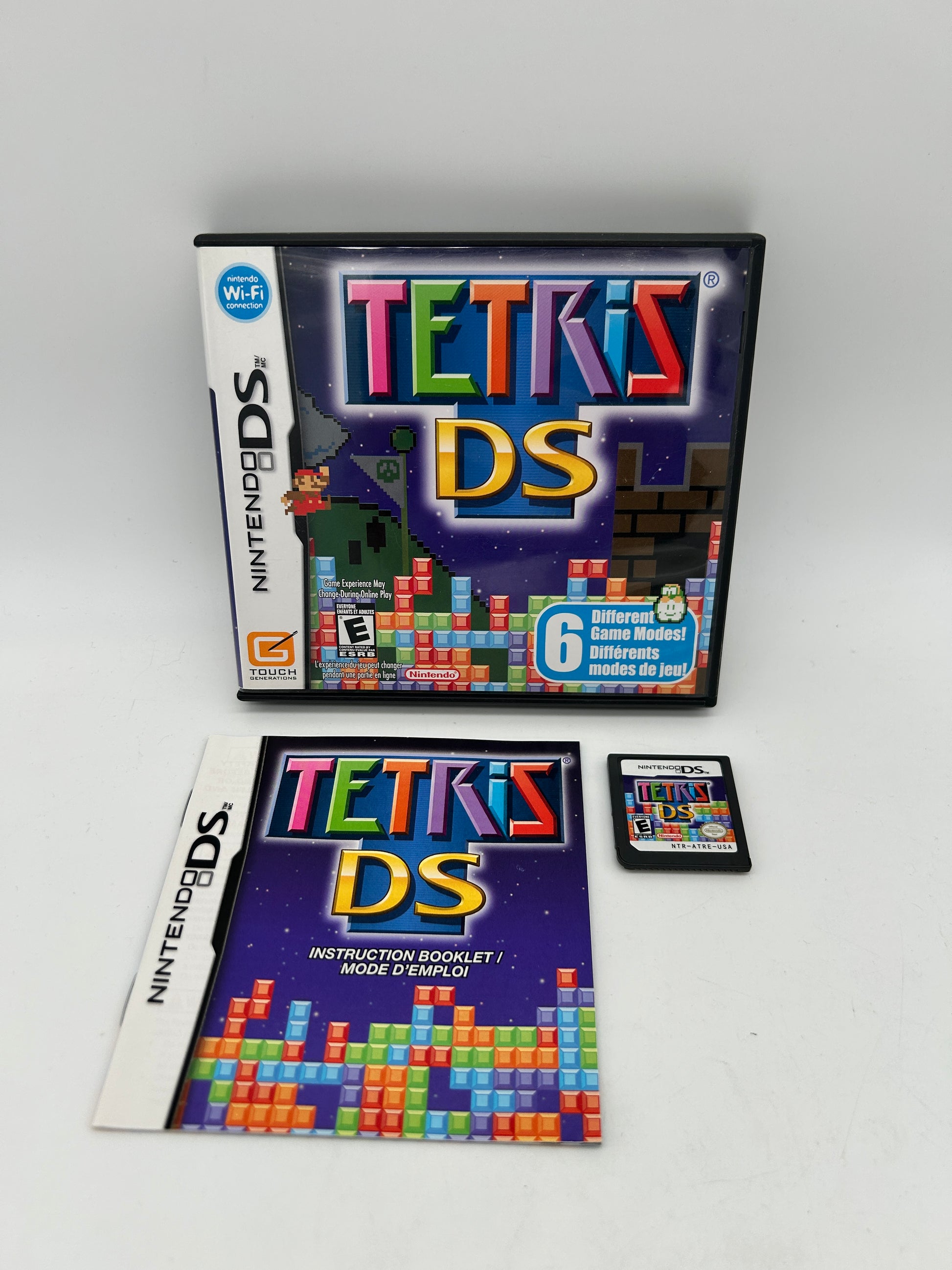 PiXEL-RETRO.COM : NINTENDO DS (DS) COMPLETE CIB BOX MANUAL GAME NTSC TETRIS DS