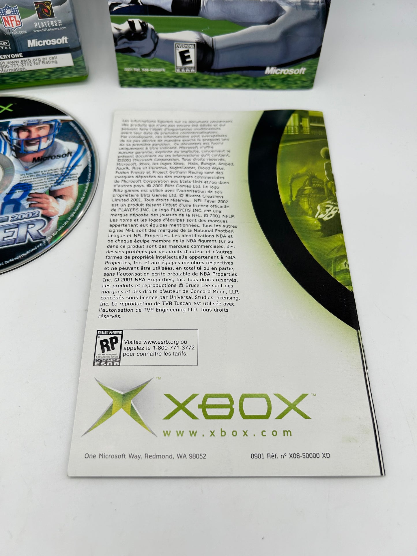 MiCROSOFT XBOX ORiGiNAL | NFL FEVER 2002