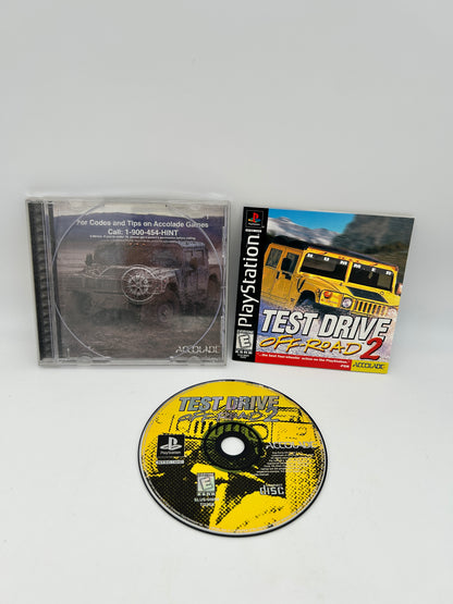 PiXEL-RETRO.COM : SONY PLAYSTATION (PS1) COMPLETE CIB BOX MANUAL GAME NTSC TEST DRIVE OFFROAD 2 OFF-ROAD