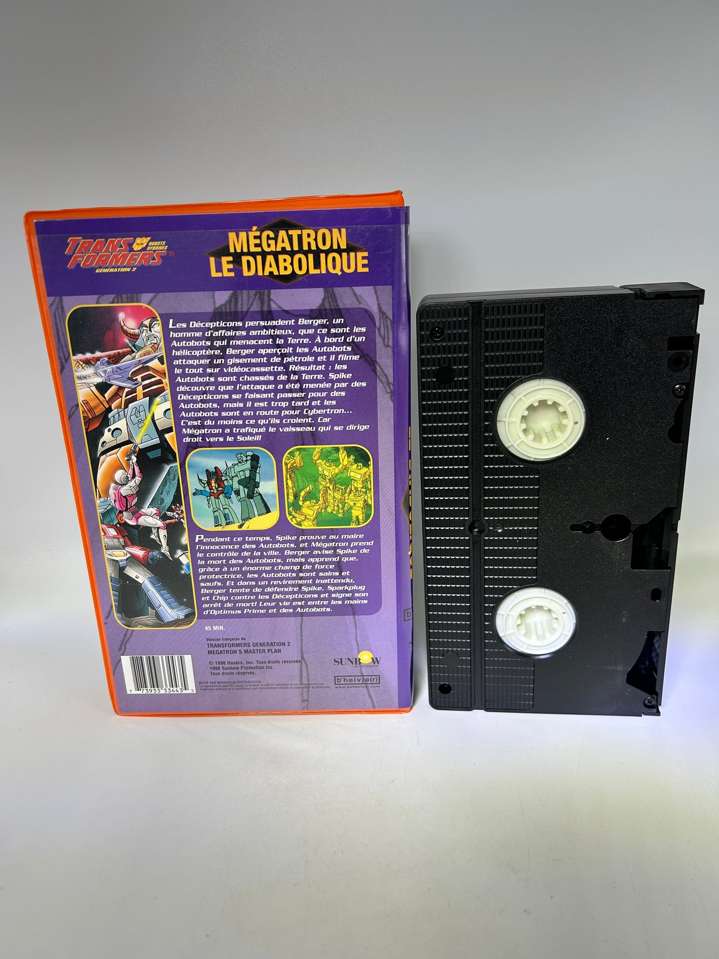 FiLM VHS FRANCAiS | TRANSFORMERS GENERATiON 2 MEGATRON LE DiABOLiQUE