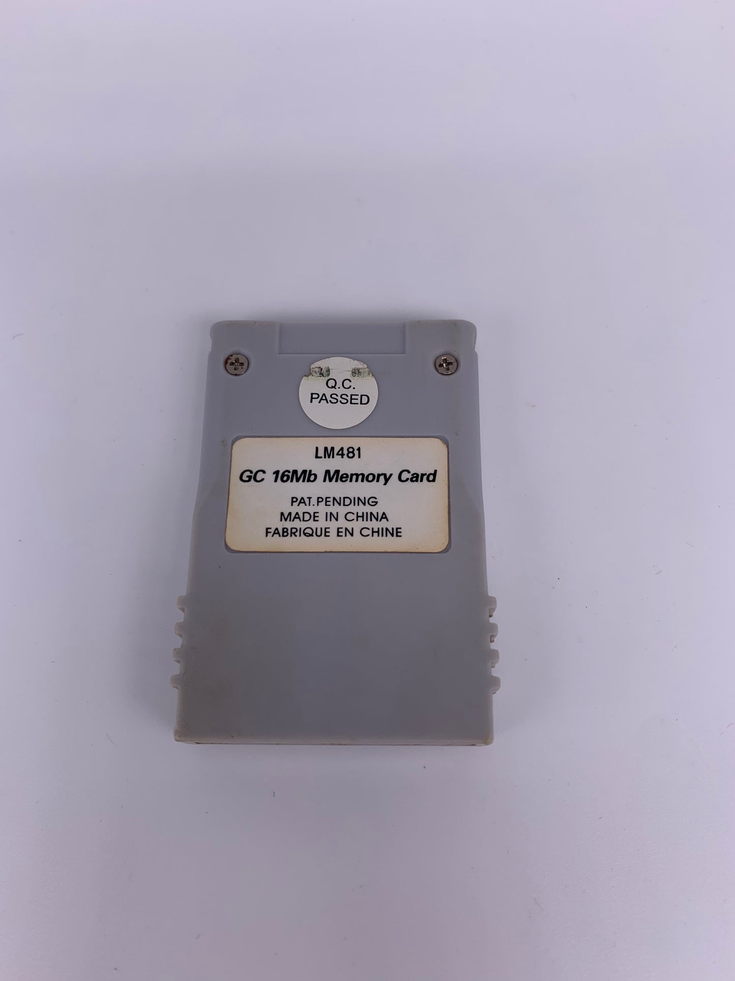 NiNTENDO GAMECUBE [NGC] | CARTE MÉMOiRE HiP GEAR GAME MEMORY CARD 16mb | LM481