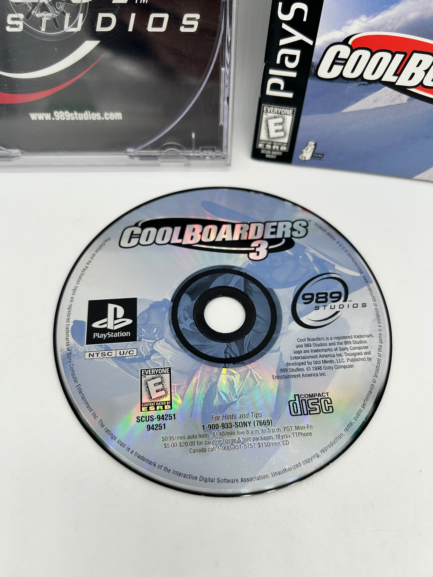 SONY PLAYSTATiON [PS1] | COOL BOARDERS 3