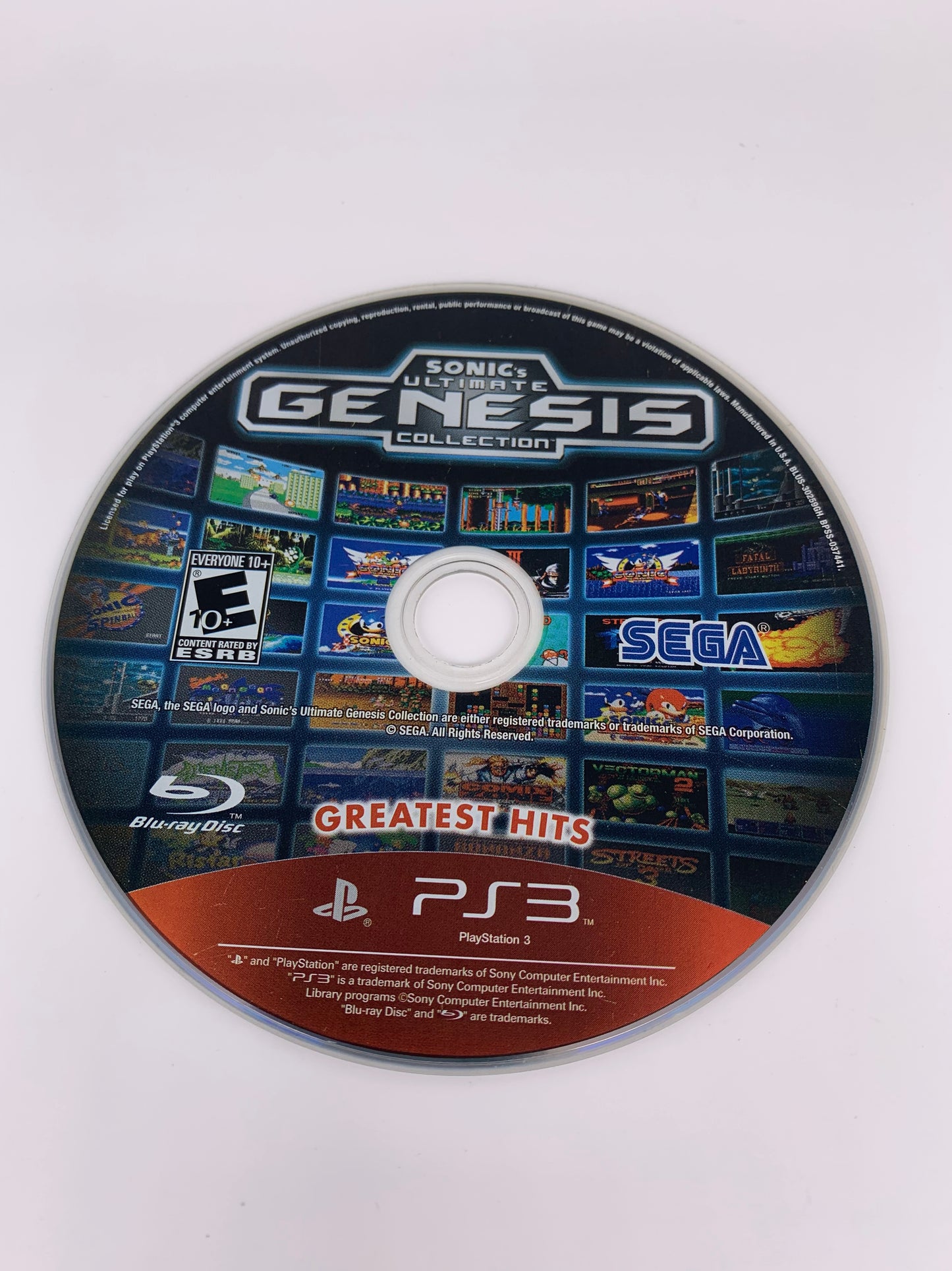 SONY PLAYSTATiON 3 [PS3] | SONiCS ULTiMATE GENESiS COLLECTiON | GREATEST HiTS