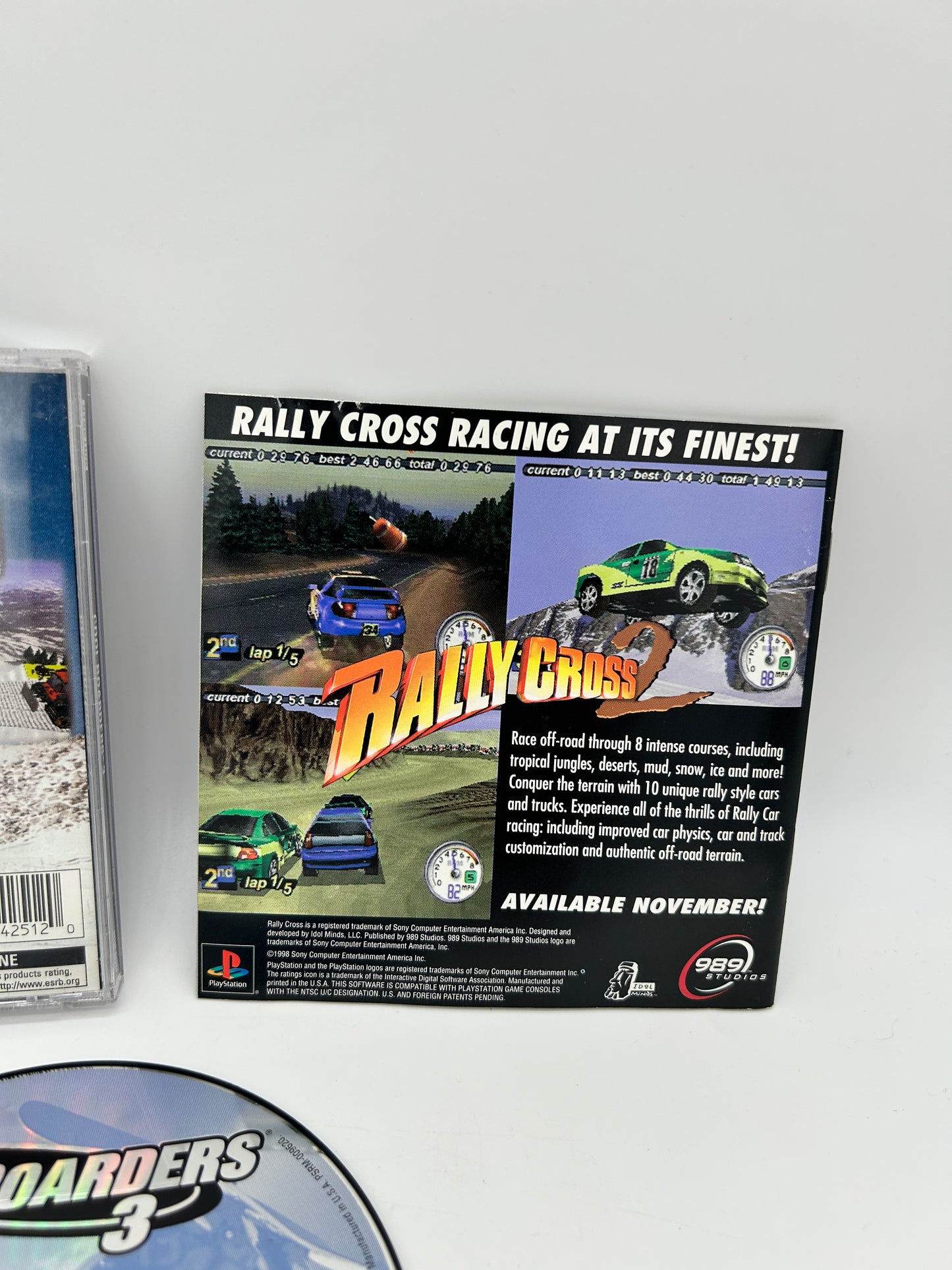 SONY PLAYSTATiON [PS1] | COOL BOARDERS 3