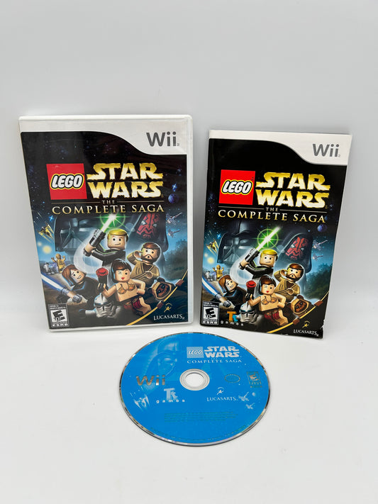 PiXEL-RETRO.COM : NINTENDO WII COMPLET CIB BOX MANUAL GAME NTSC LEGO STAR WARS THE COMPLETE SAGA