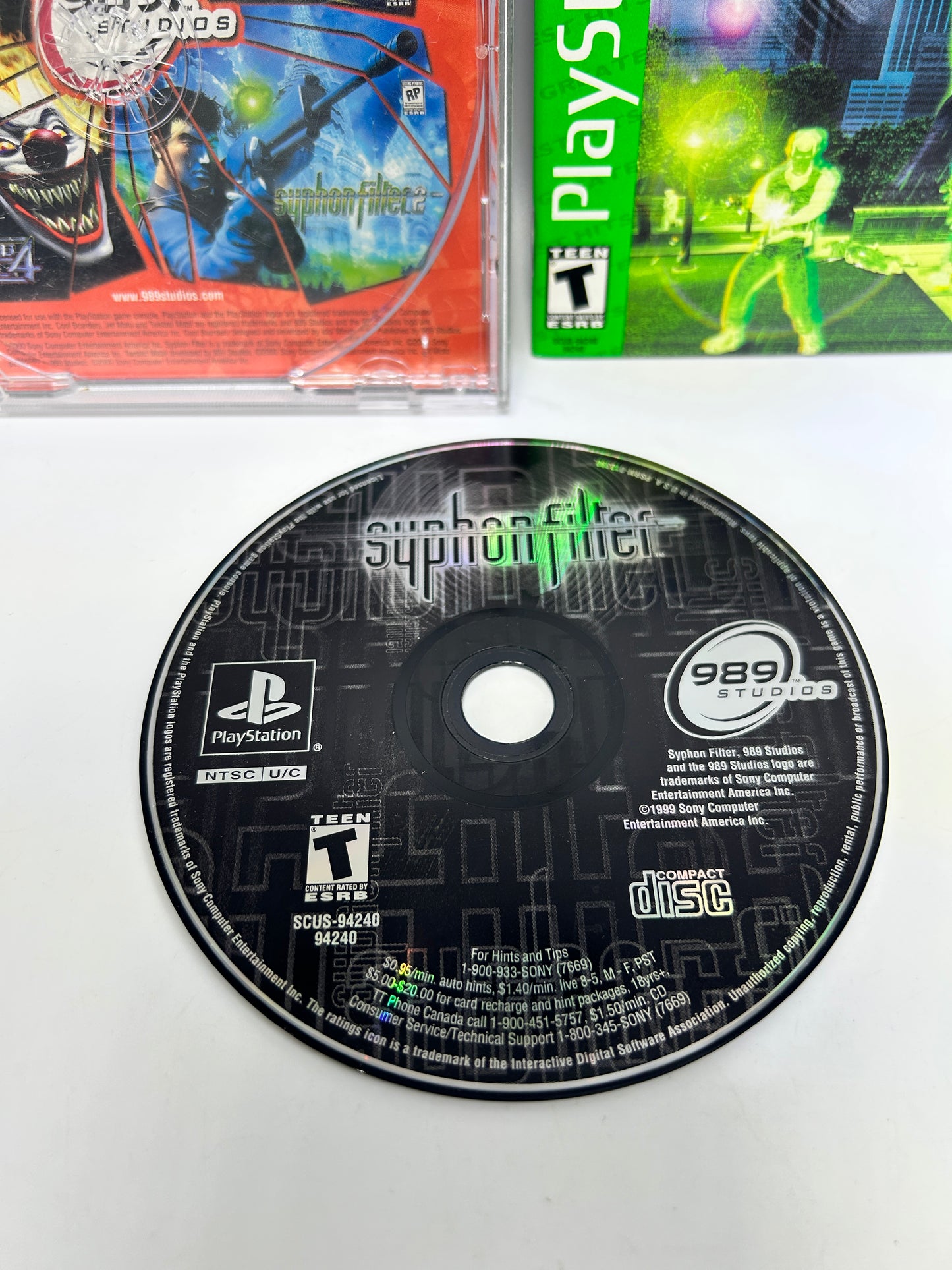 SONY PLAYSTATiON [PS1] | SYPHON FiLTER | GREATEST HiTS