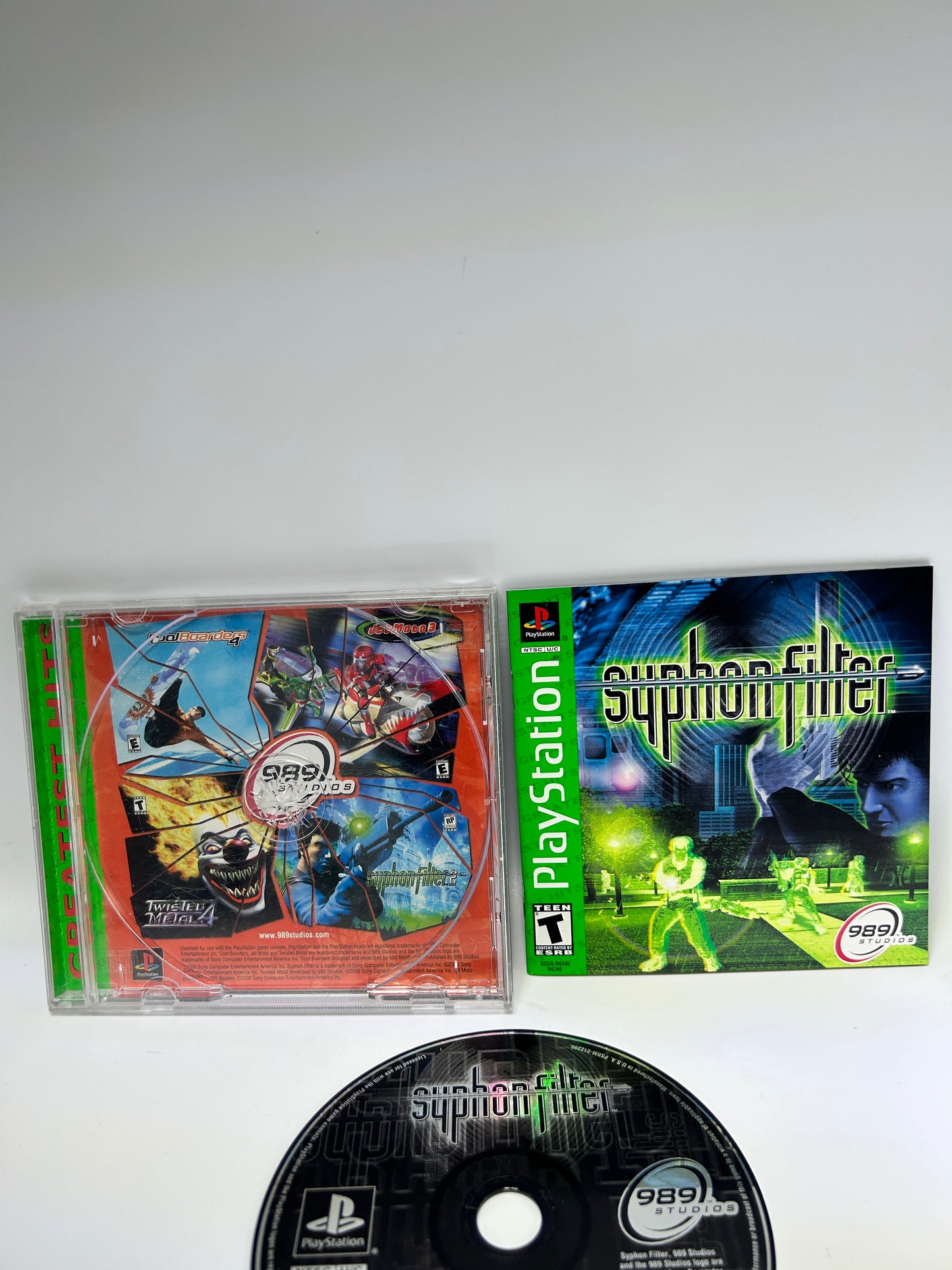 SONY PLAYSTATiON [PS1] | SYPHON FiLTER | GREATEST HiTS