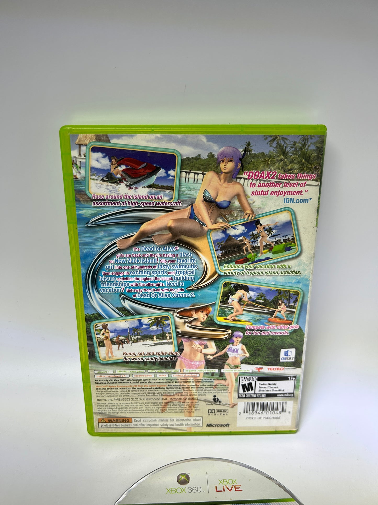 MiCROSOFT XBOX 360 | DEAD OR ALiVE XTREME 2