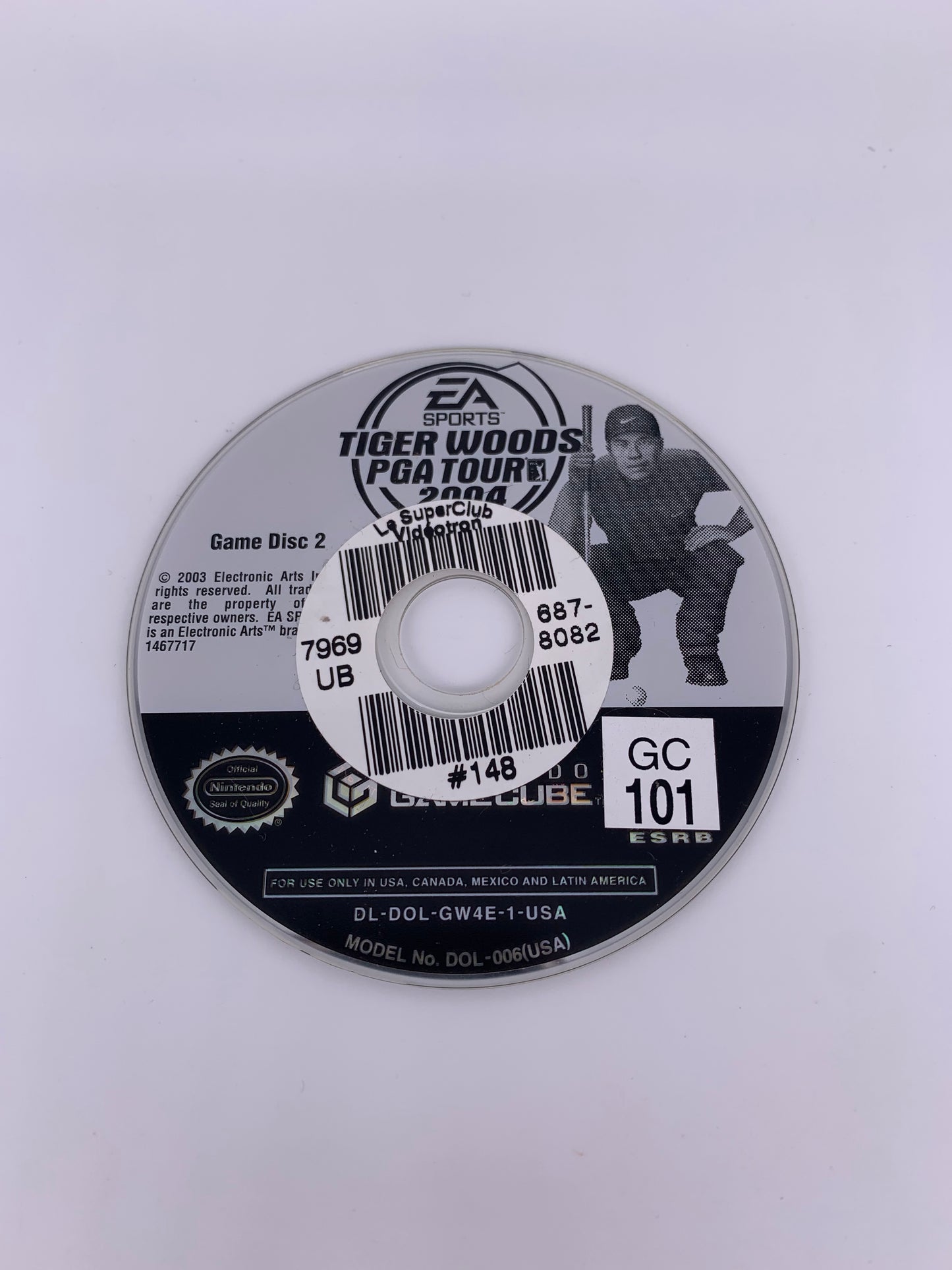 PiXEL-RETRO.COM : NINTENDO GAMECUBE COMPLETE CIB BOX MANUAL GAME NTSC TIGER WOODS PGA TOUR 2004