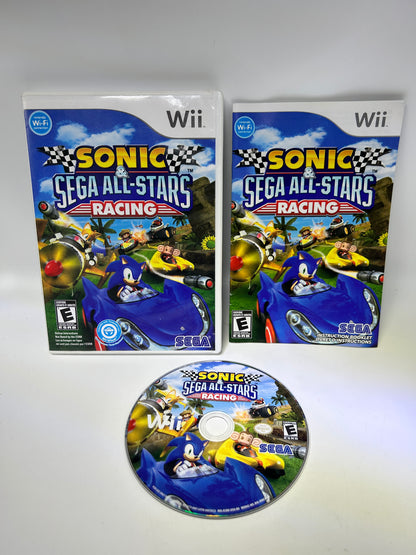 PiXEL-RETRO.COM : NINTENDO WII COMPLET CIB BOX MANUAL GAME NTSC SONIC & SEGA ALL-STARS RACING