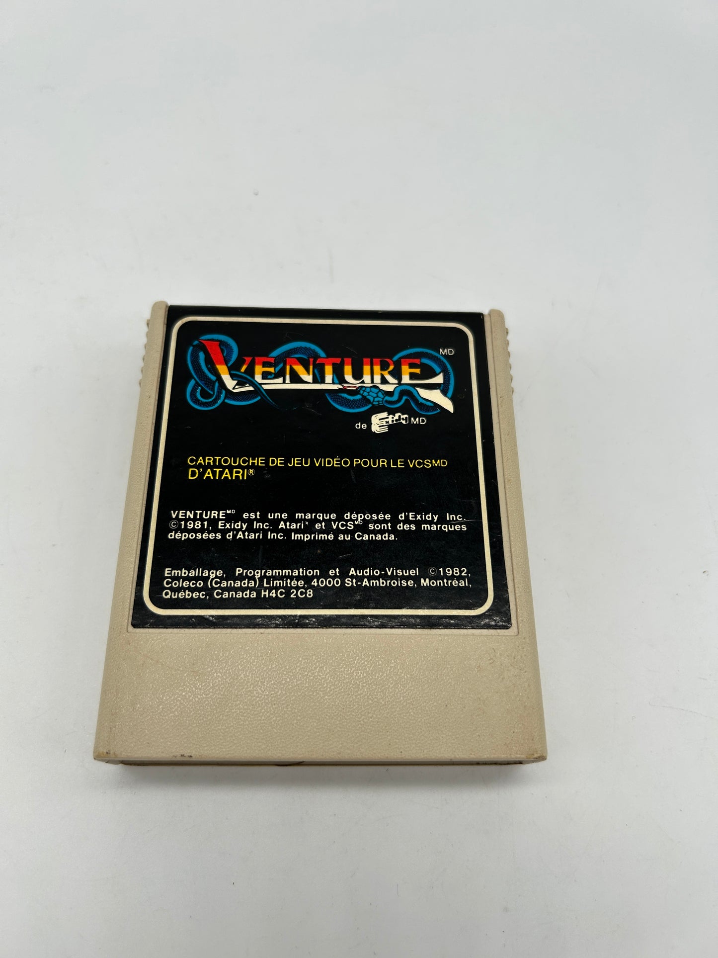 PiXEL-RETRO.COM : ATARI 2600 GAME NTSC VENTURE COLECO