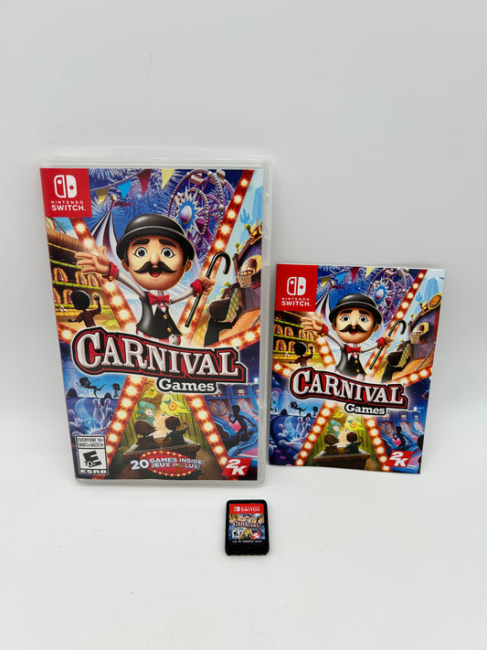 PiXEL-RETRO.COM : NINTENDO SWITCH COMPLETE IN BOX COMPLETE MANUAL GAME NTSC CARNIVAL GAMES