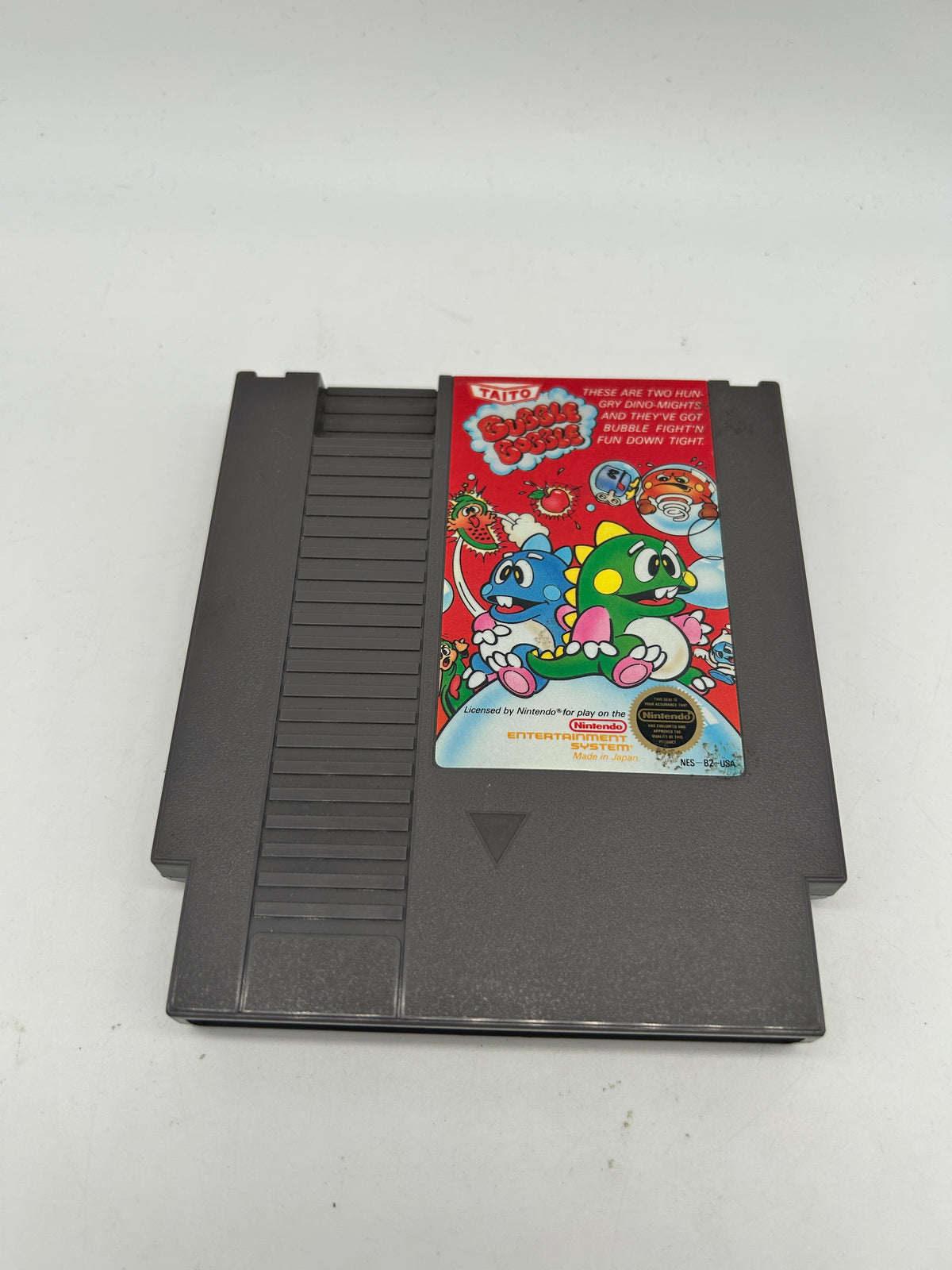 PiXEL-RETRO.COM : NINTENDO ENTERTAiNMENT SYSTEM (NES) GAME NTSC BUBBLE BOBBLE