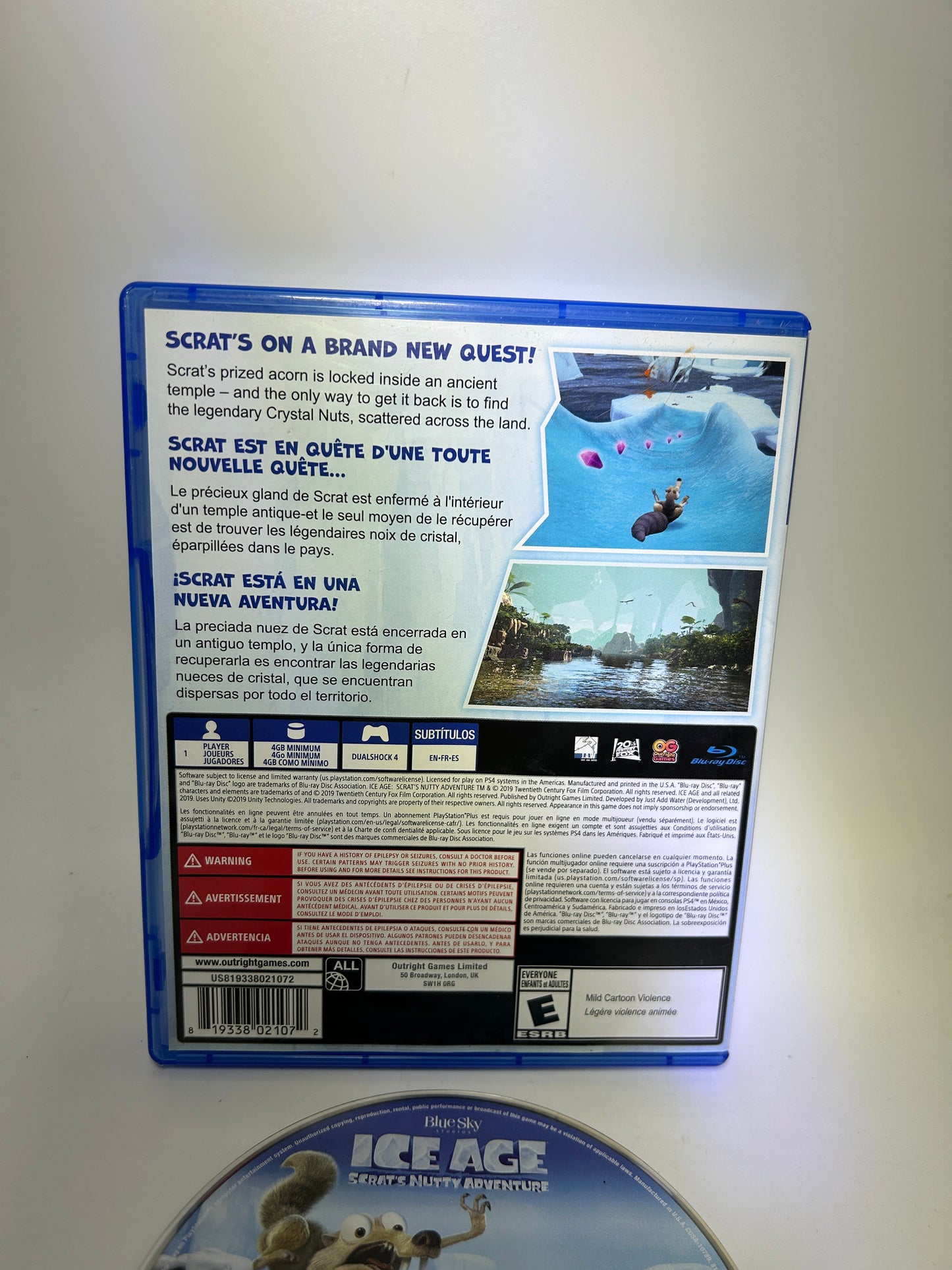 SONY PLAYSTATiON 4 [PS4] | iCE AGE SCRATS NUTTY ADVENTURE