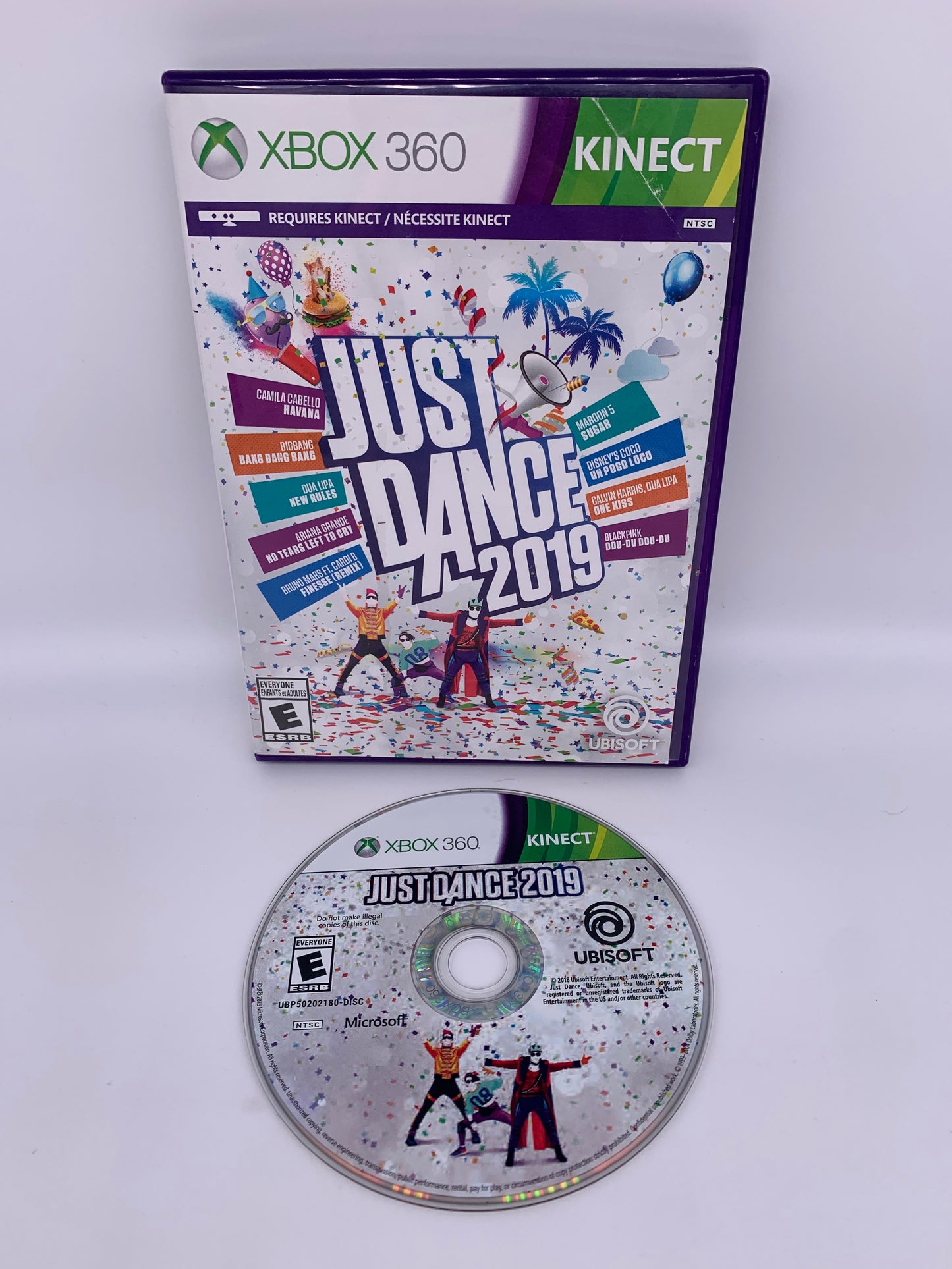 PiXEL-RETRO.COM : MICROSOFT XBOX 360 COMPLETE CIB BOX MANUAL GAME NTSC JUST DANCE 2019