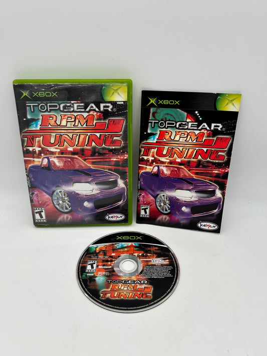 PiXEL-RETRO.COM : MICROSOFT XBOX COMPLETE CIB BOX MANUAL GAME NTSC TOP GEAR RPM TUNING