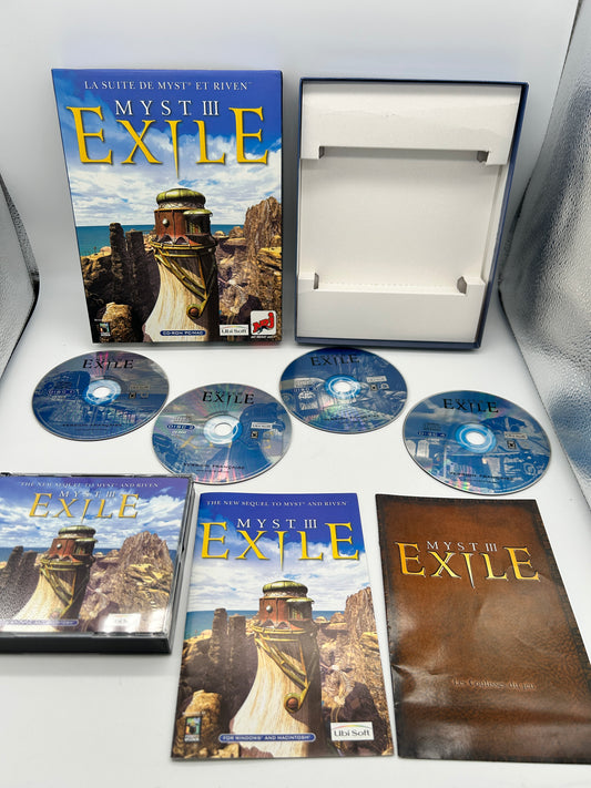 PiXEL-RETRO.COM : COMPUTER (PC) COMPLETE CIB BOX MANUAL GAME NTSC MYST III EXILE