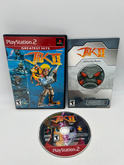 PiXEL-RETRO.COM : SONY PLAYSTATION 2 (PS2) COMPLET CIB BOX MANUAL GAME NTSC JAK II