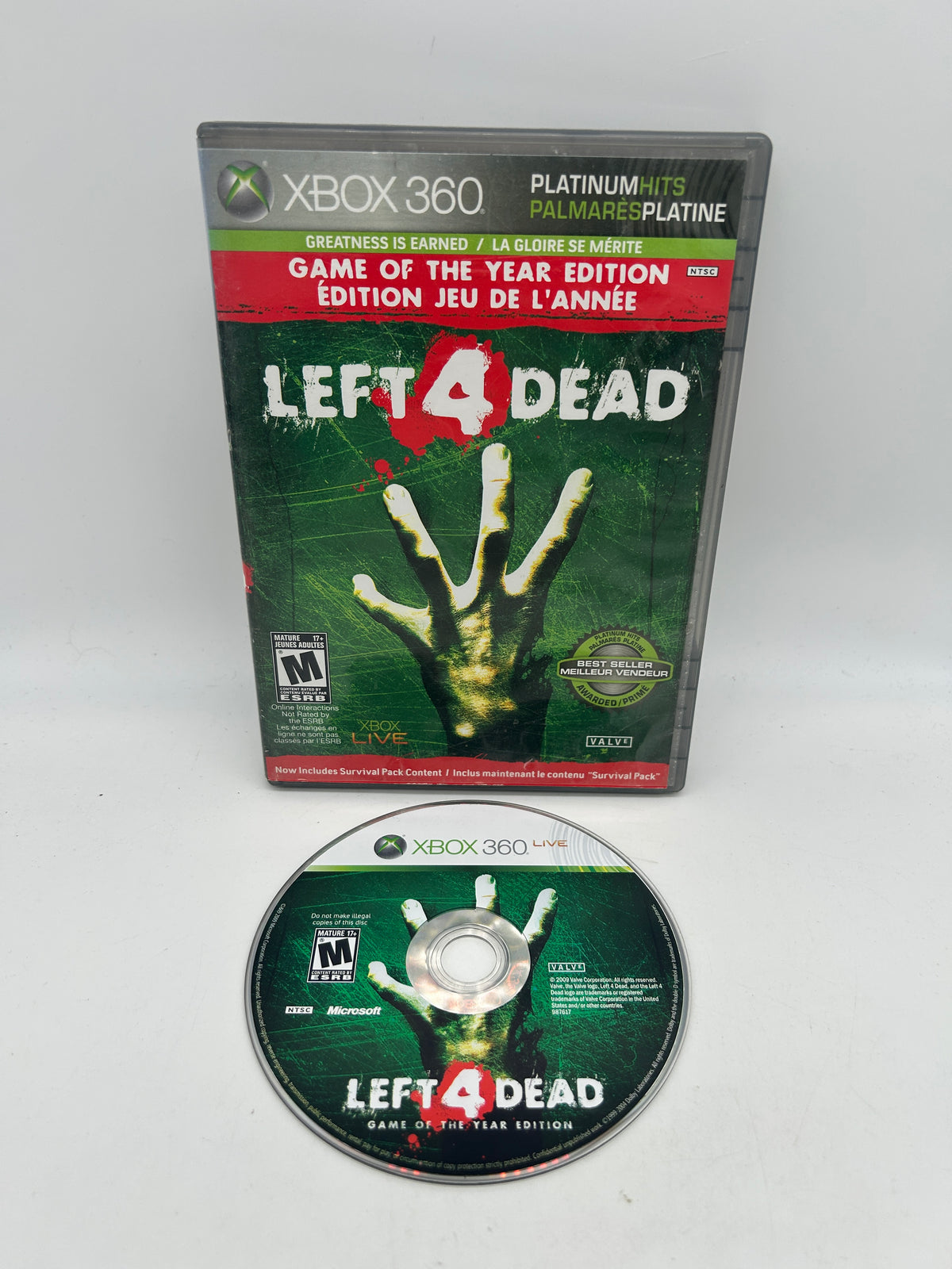 PiXEL-RETRO.COM : MICROSOFT XBOX 360 COMPLETE CIB BOX MANUAL GAME NTSC LEFT 4 DEAD