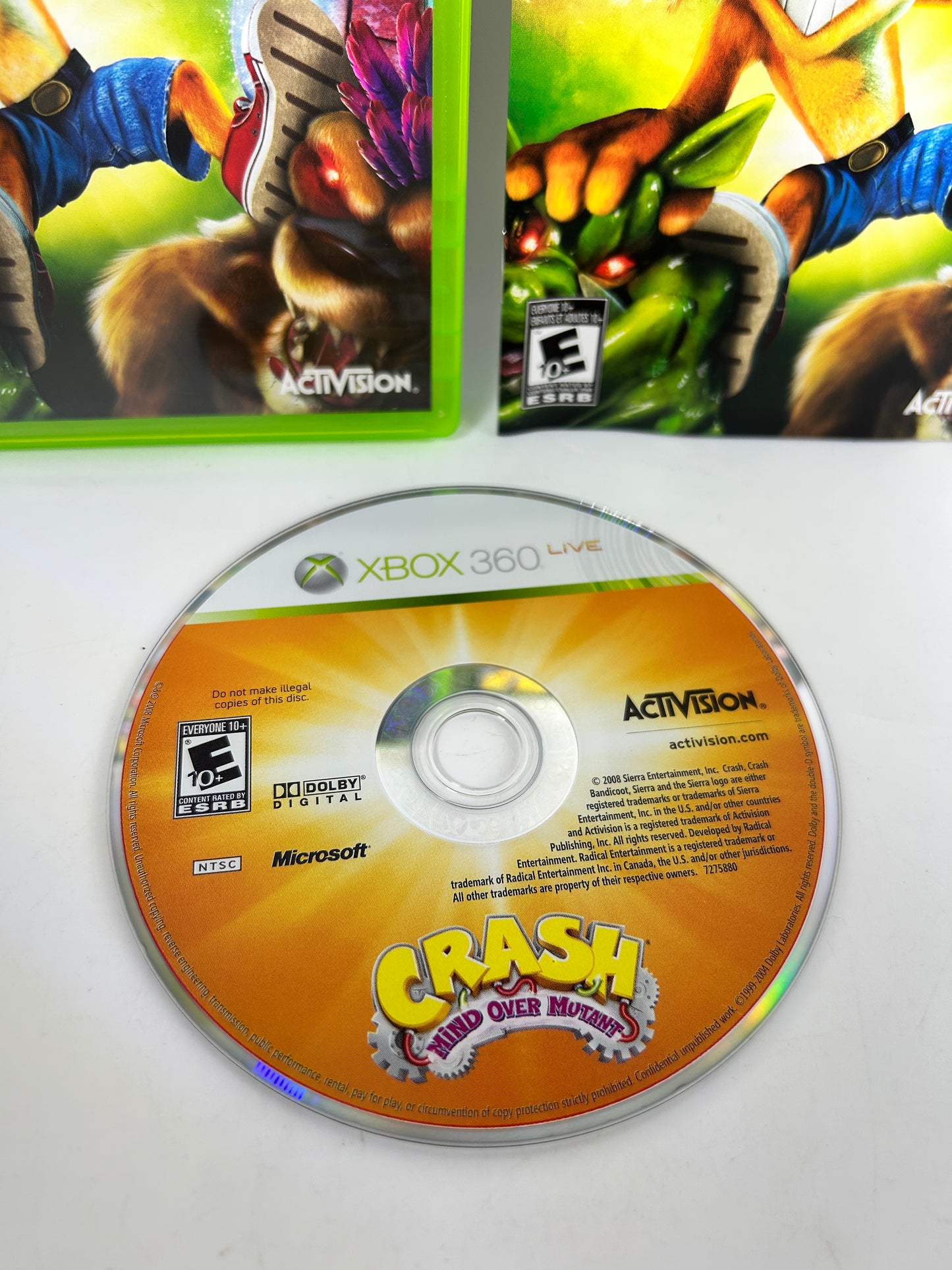 MiCROSOFT XBOX 360 | CRASH MiND OVER MUTANT