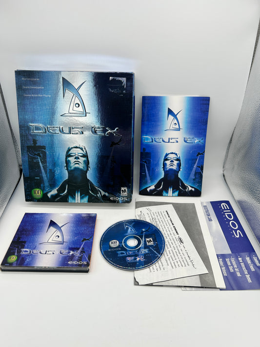 PiXEL-RETRO.COM : COMPUTER (PC) COMPLETE CIB BOX MANUAL GAME NTSC DEUS EX
