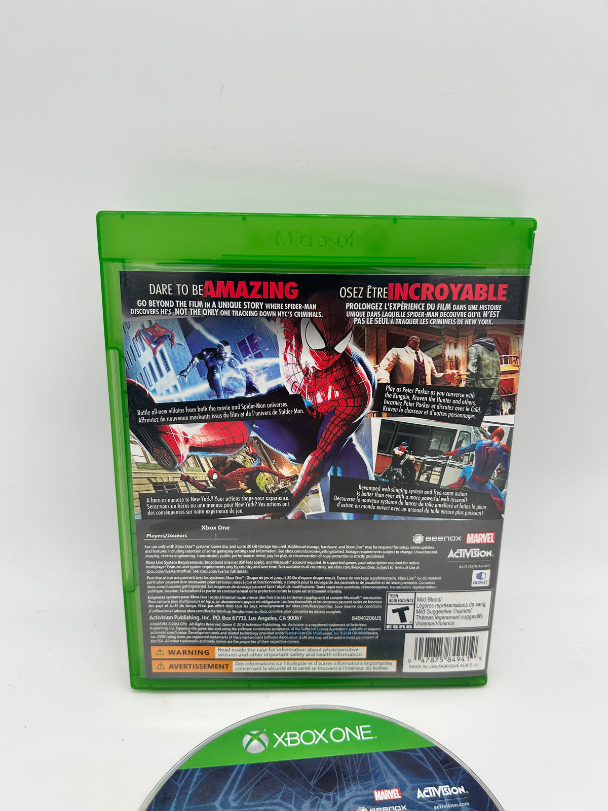 MiCROSOFT XBOX ONE | THE AMAZiNG SPiDER-MAN 2