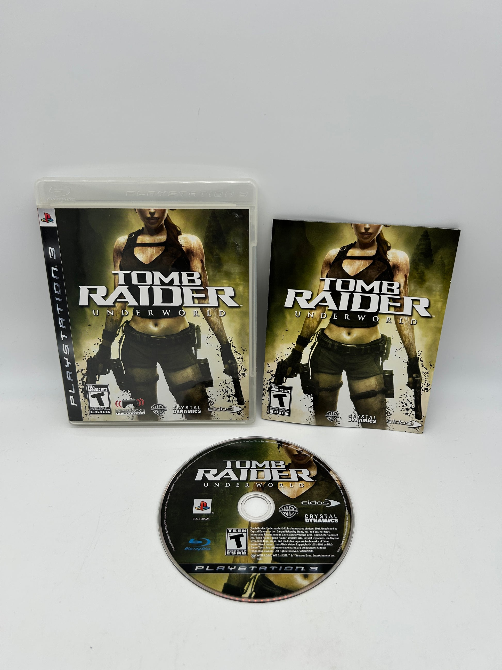 PiXEL-RETRO.COM : SONY PLAYSTATION 3 (PS3) COMPLET CIB BOX MANUAL GAME NTSC TOMB RAIDER UNDERWORLD
