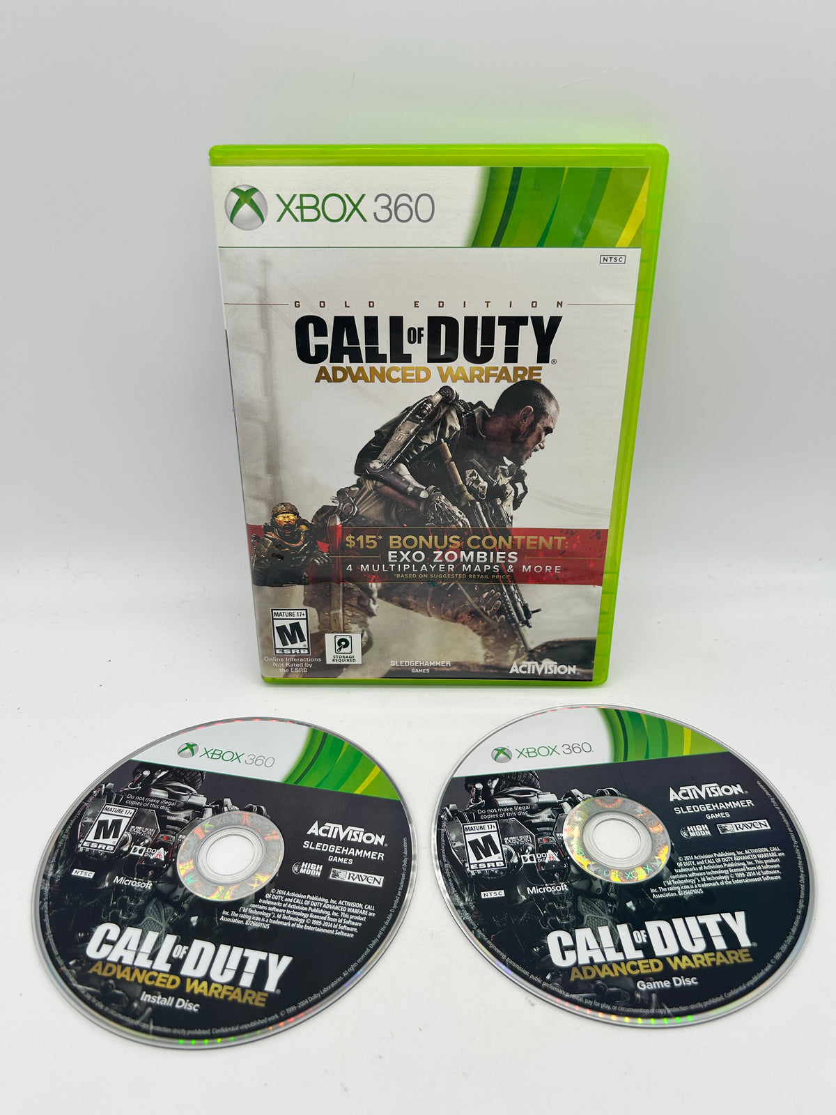 PiXEL-RETRO.COM : MICROSOFT XBOX 360 COMPLETE CIB BOX MANUAL GAME NTSC CALL OF DUTY ADVANCED WARFARE 