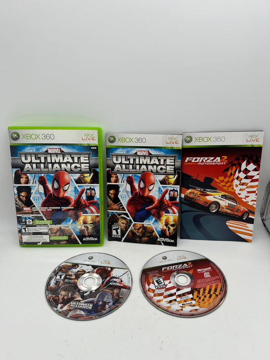 MiCROSOFT XBOX 360 | MARVEL ULTiMATE ALLiANCE & FORZA MOTORSPORT 2
