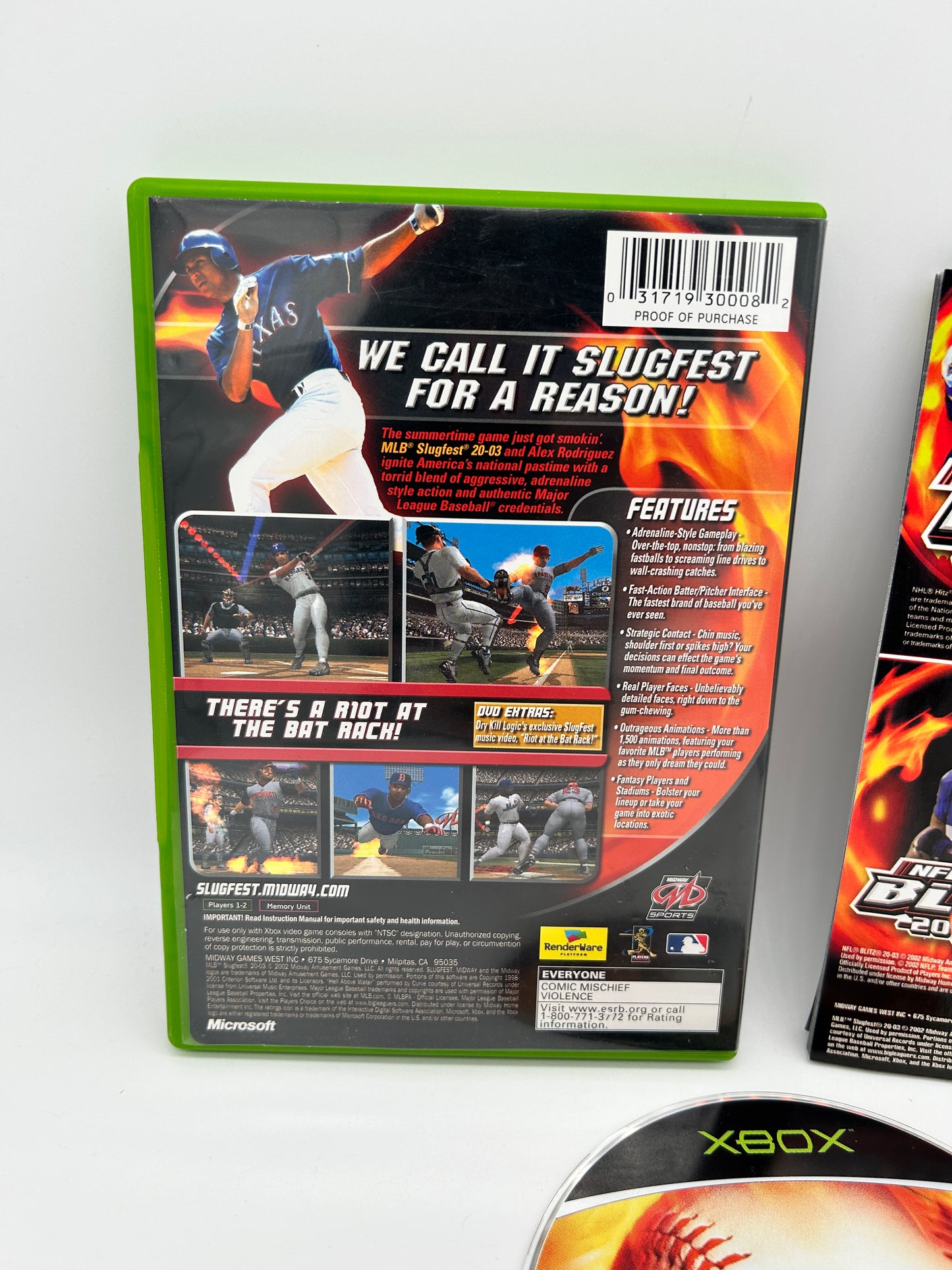 MiCROSOFT XBOX ORiGiNAL | MLB SLUGFEST 2003