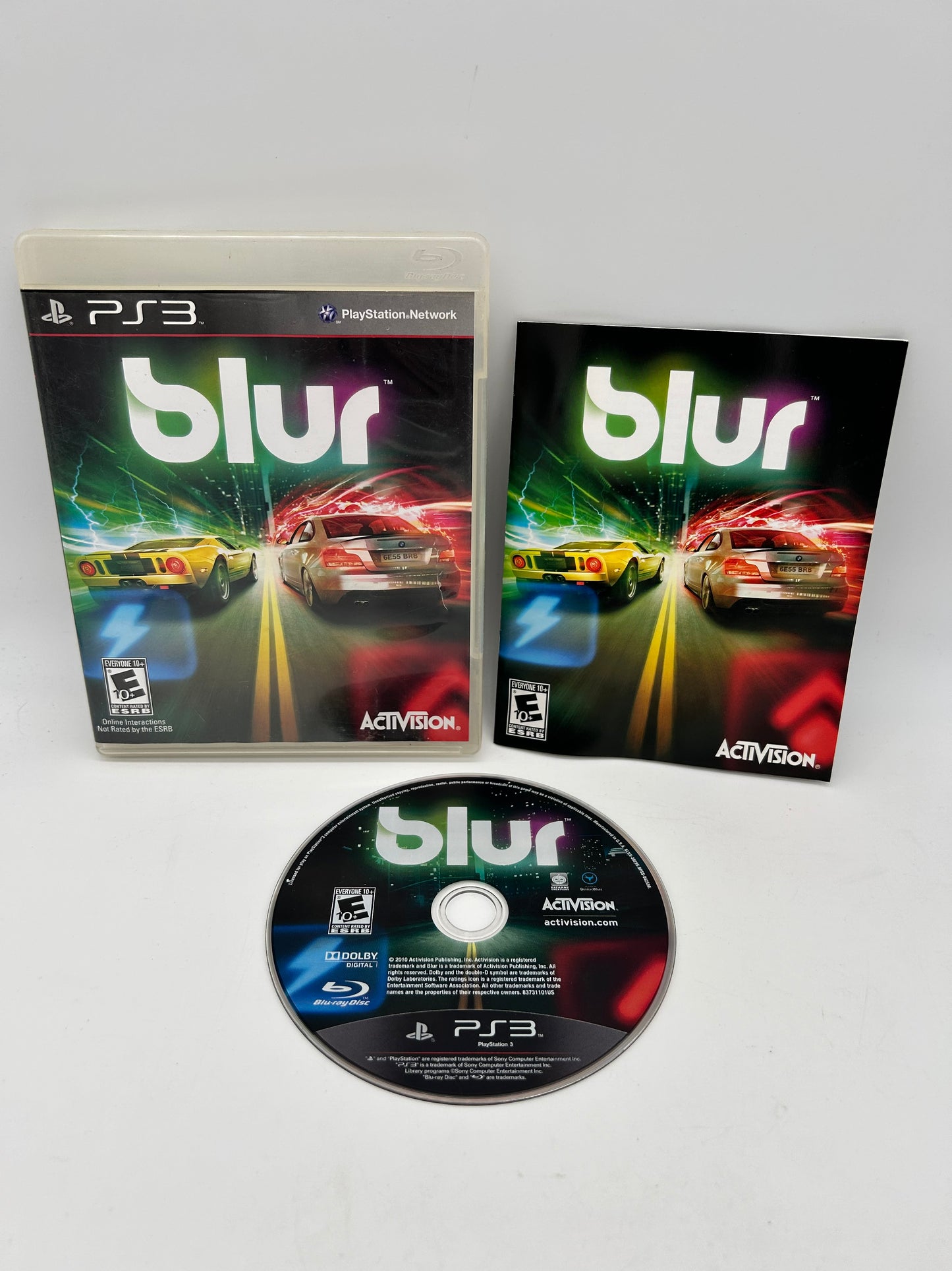 PiXEL-RETRO.COM : SONY PLAYSTATION 3 (PS3) COMPLET CIB BOX MANUAL GAME NTSC BLUR