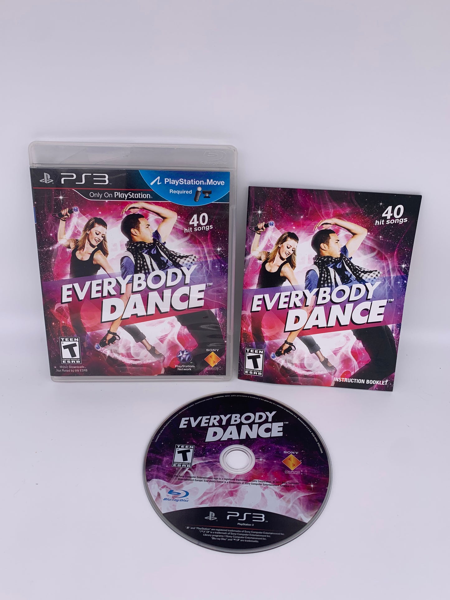 PiXEL-RETRO.COM : SONY PLAYSTATION 3 (PS3) COMPLET CIB BOX MANUAL GAME NTSC EVERYBODY DANCE